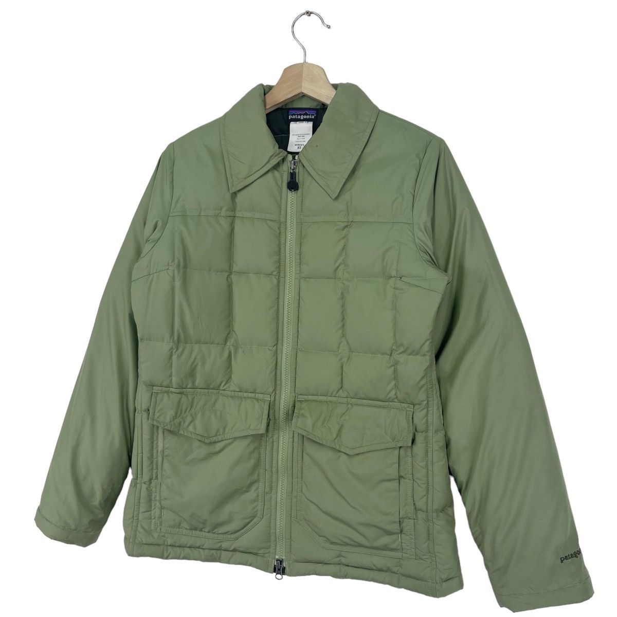 Patagonia × Vintage Patagonia Olive Green Puffer Size S / US 4 / IT 40 - 4 Thumbnail