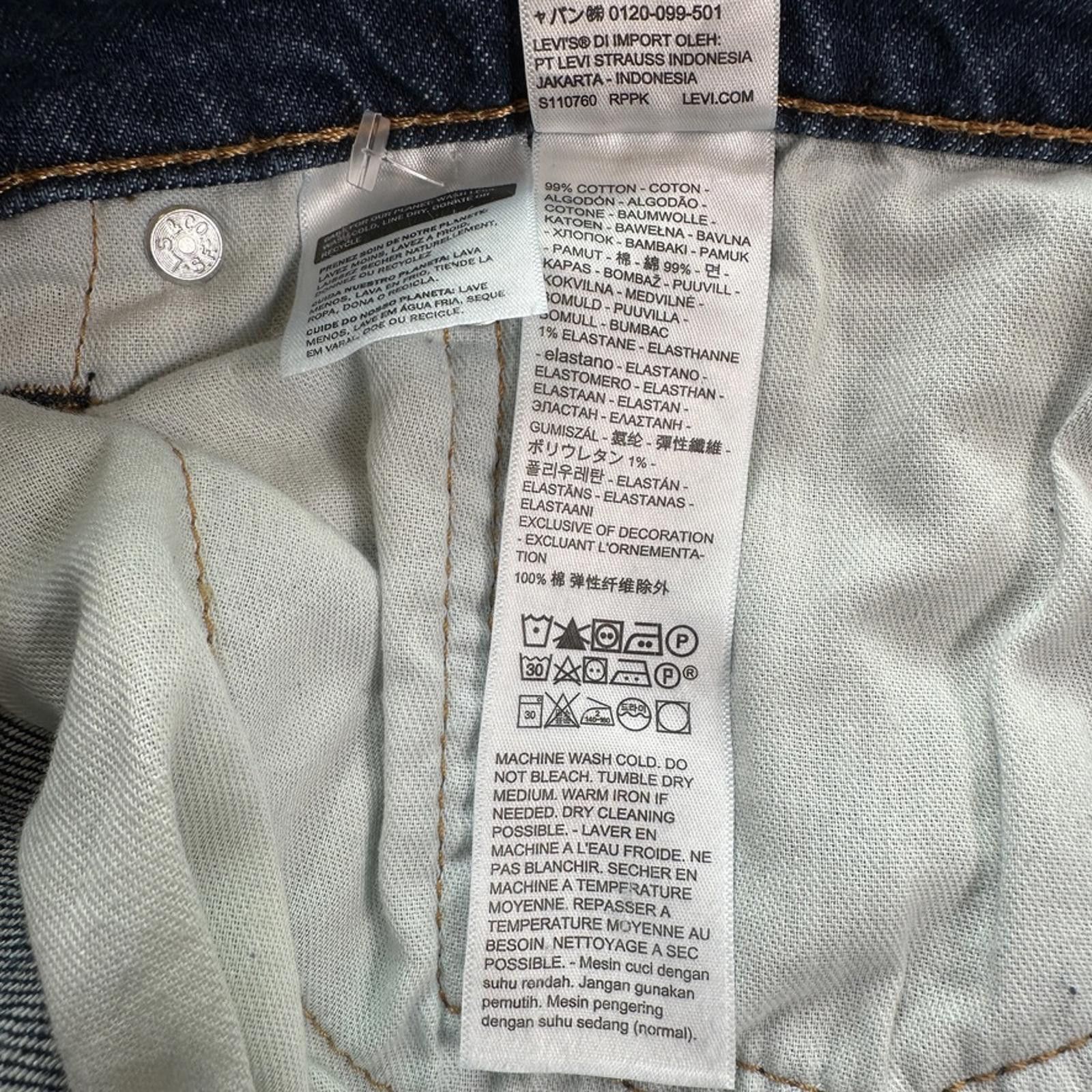 Levi's Levis 559 Jeans Mens 38x30 Blue Relaxed Straight Fit Size US 30 / EU 46 - 10 Thumbnail