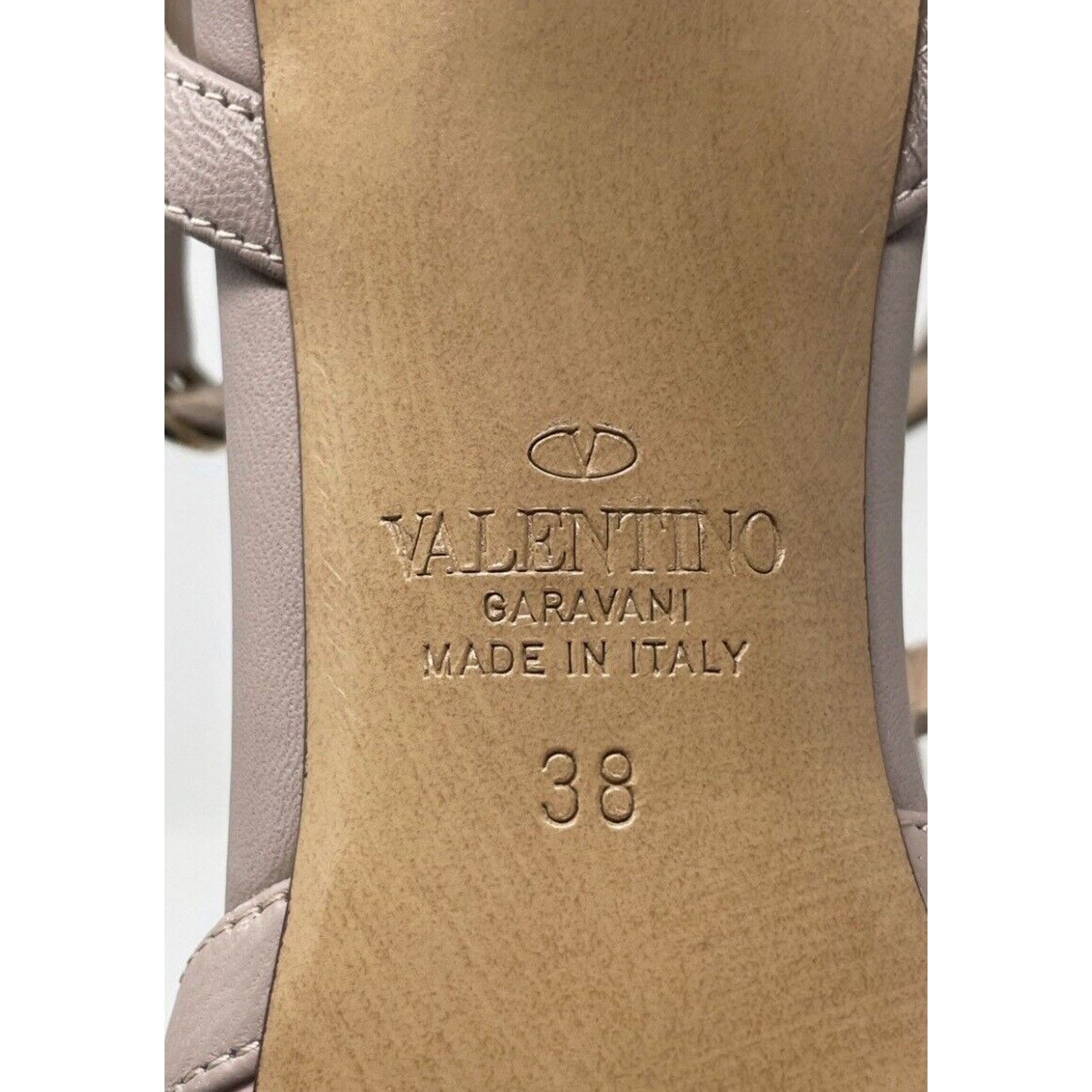 Valentino Valentino Garavani Rockstud Sandals Heels 65MM Size 38 Size US 7 / IT 37 - 10 Thumbnail