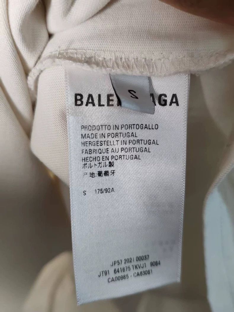 Balenciaga Balenciaga Wave Print T-Shirt Size US S / EU 44-46 / 1 - 3 Thumbnail
