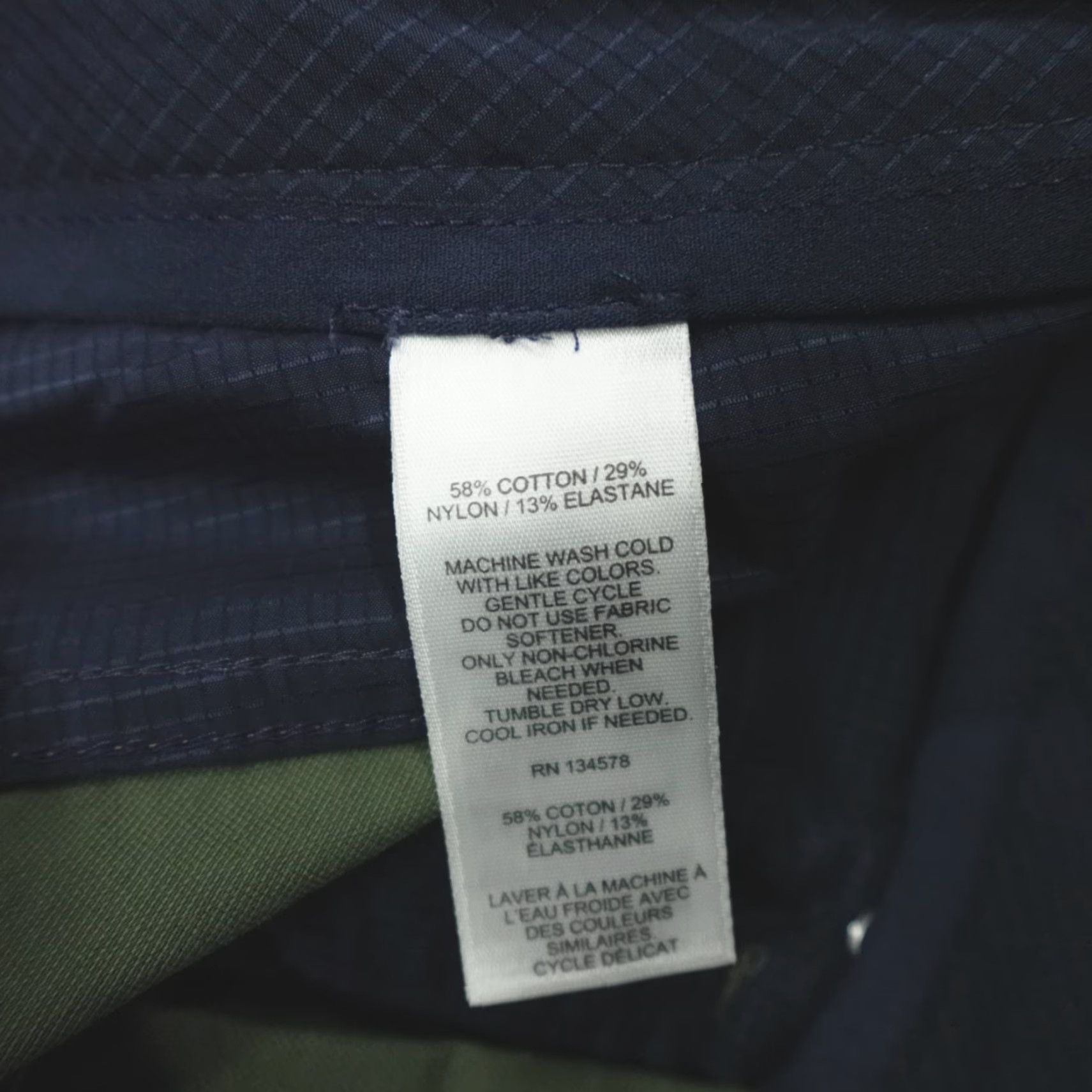 Vineyard Vines Vineyard Vines Canvas OTG On-The-Go 5-Pocket Pant Men's 30x32 Cypress Green Canvas Chino Pockets Stretch Regular Straight Jeans/Trousers Mens Size US 30 / EU 46 - 4 Thumbnail