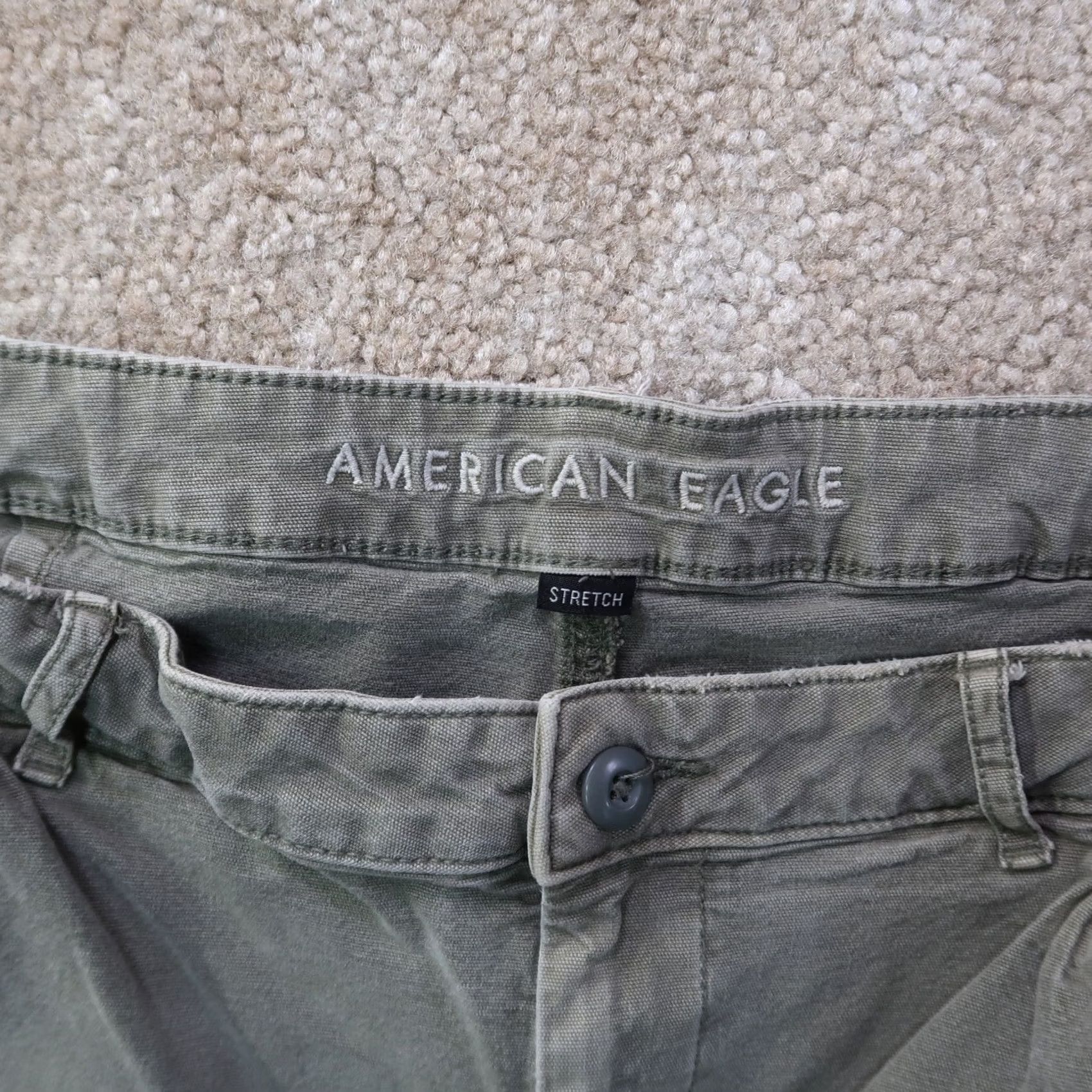American Eagle Outfitters American Eagle Outfitters Jeans Womens 16 Green High Rise Boyfriend 5-Pocket Denim Size 38" / US 16 / IT 52 - 3 Thumbnail