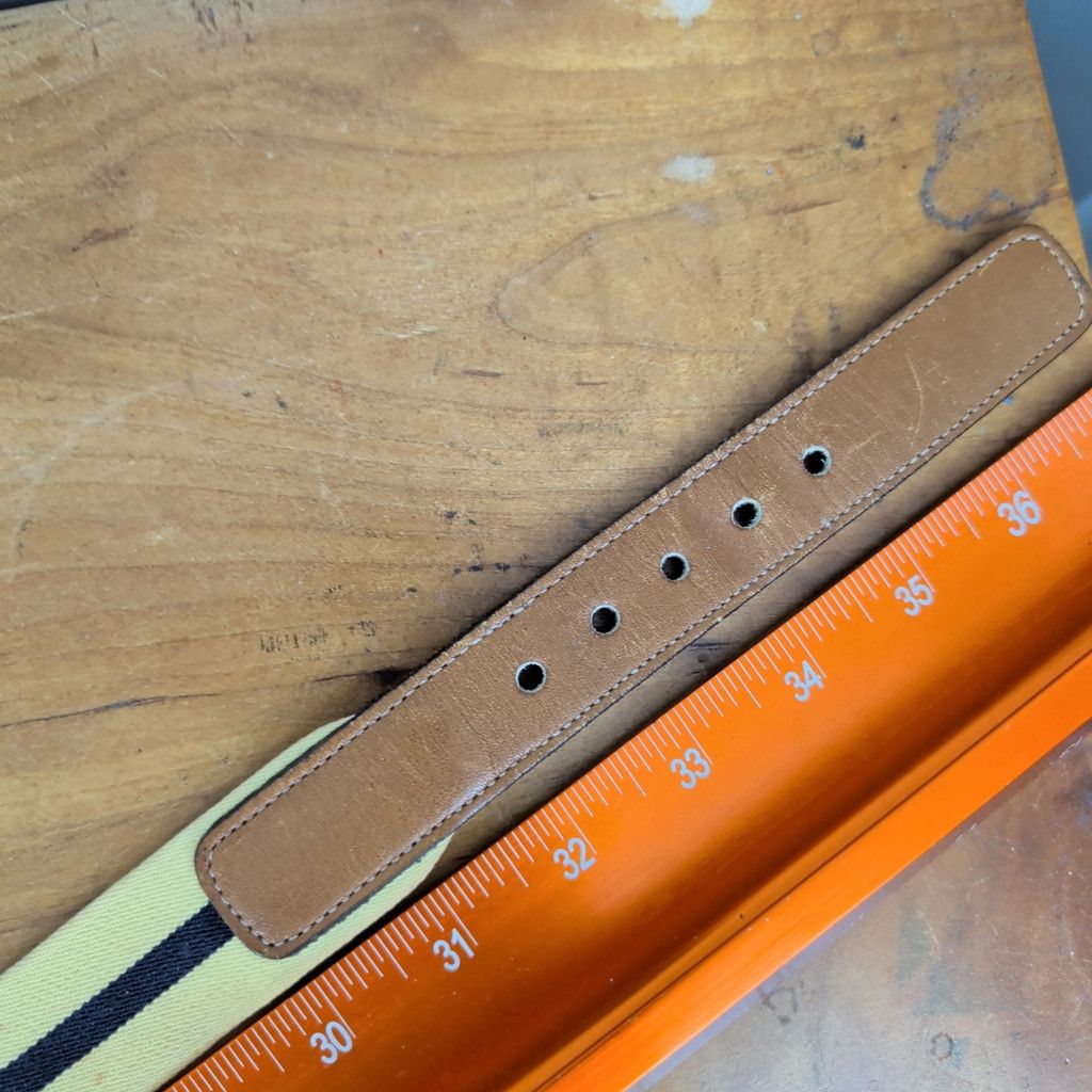 Dooney & Bourke × Vintage Vintage Dooney & Bourke Stretch Canvas & Leather Belt 36 Size 36 - 4 Thumbnail