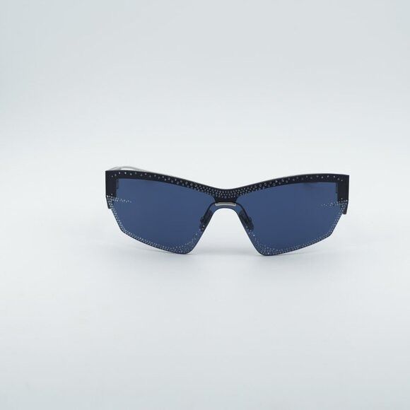 Givenchy Givenchy GV4100US 16V Sunglasses Blue/Silver Geometric Frame Size ONE SIZE - 5 Thumbnail