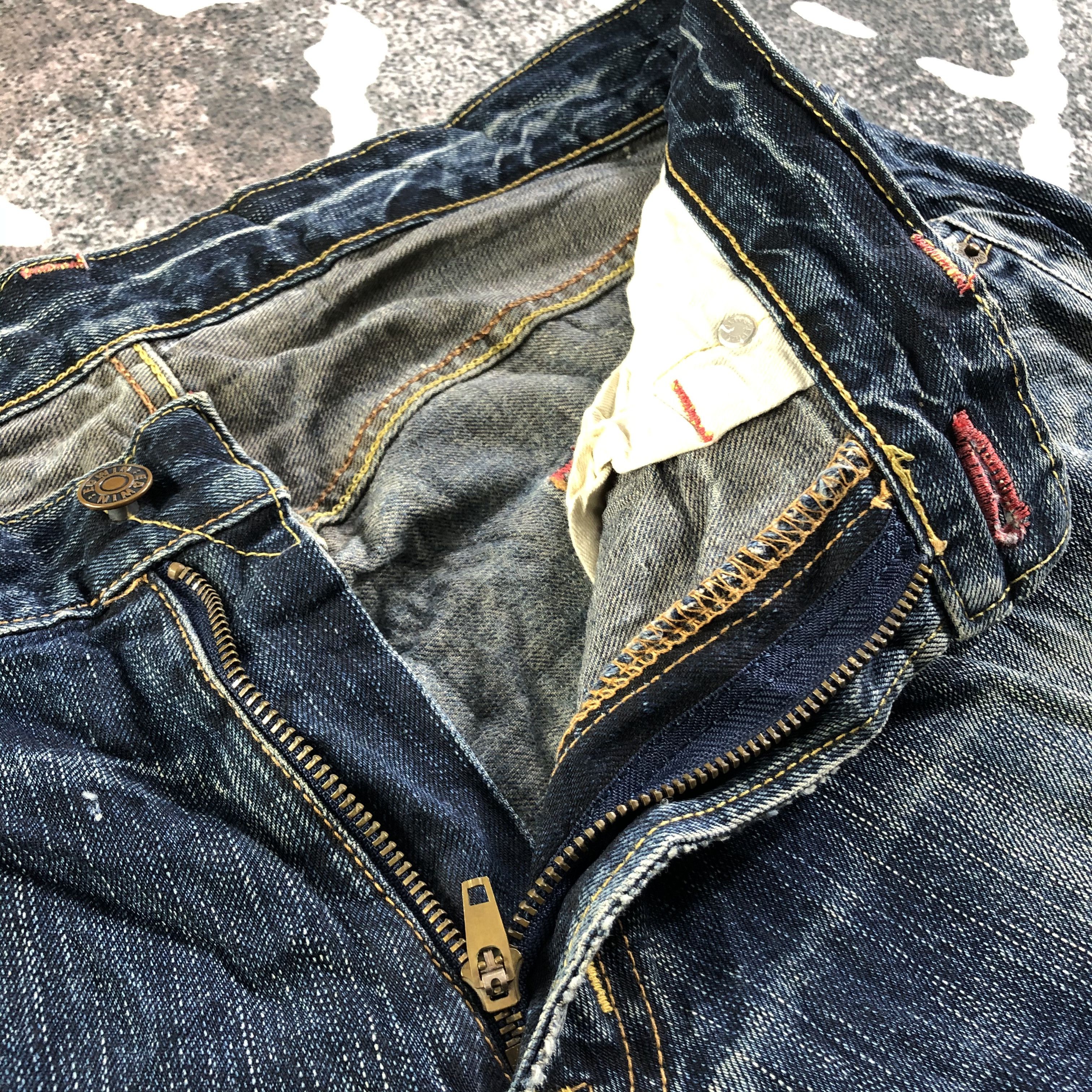 Edwin Vintage Edwin 504 Jeans Distressed Denim KJ3080 Size US 32 / EU 48 - 8 Thumbnail