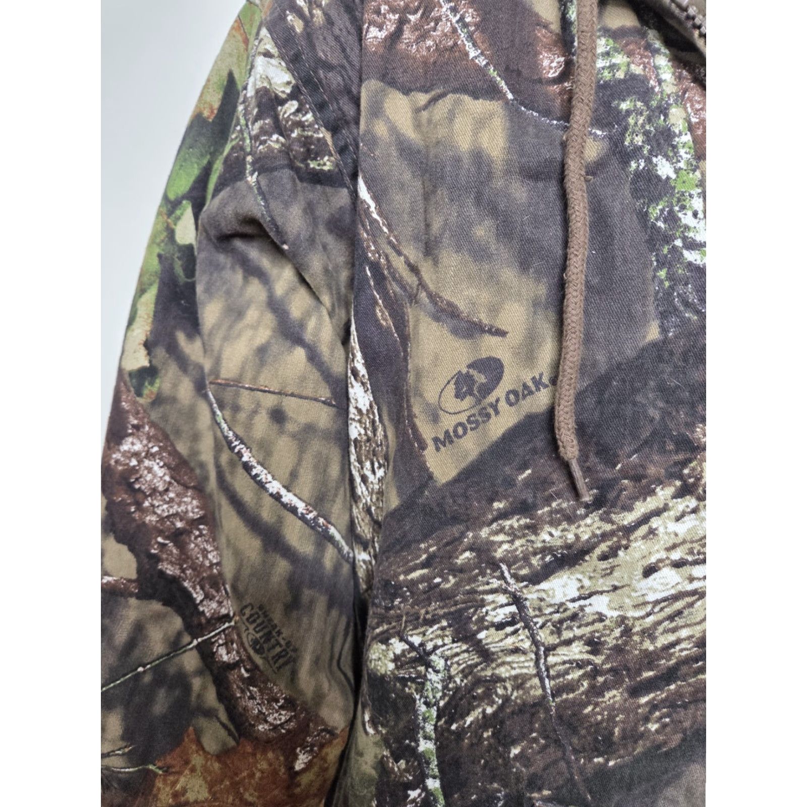 Vintage Mossy Oak Jacket Camouflage Hunting Full Zip Green Large Camo Mossy Oak Outdoors 90s Mens Size US L / EU 52-54 / 3 - 5 Thumbnail
