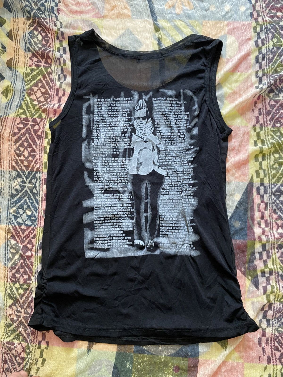 Japanese Brand Japanese mesh poem tanktop Size US M / EU 48-50 / 2 - 2 Thumbnail