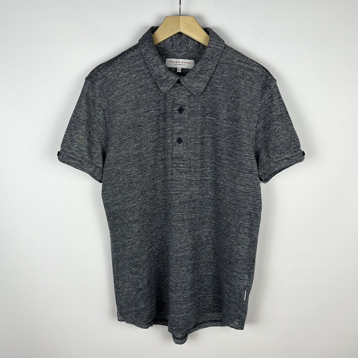 Orlebar Brown Designer Orlebar Brown linen polo shirt Size US L / EU 52-54 / 3 - 1 Thumbnail