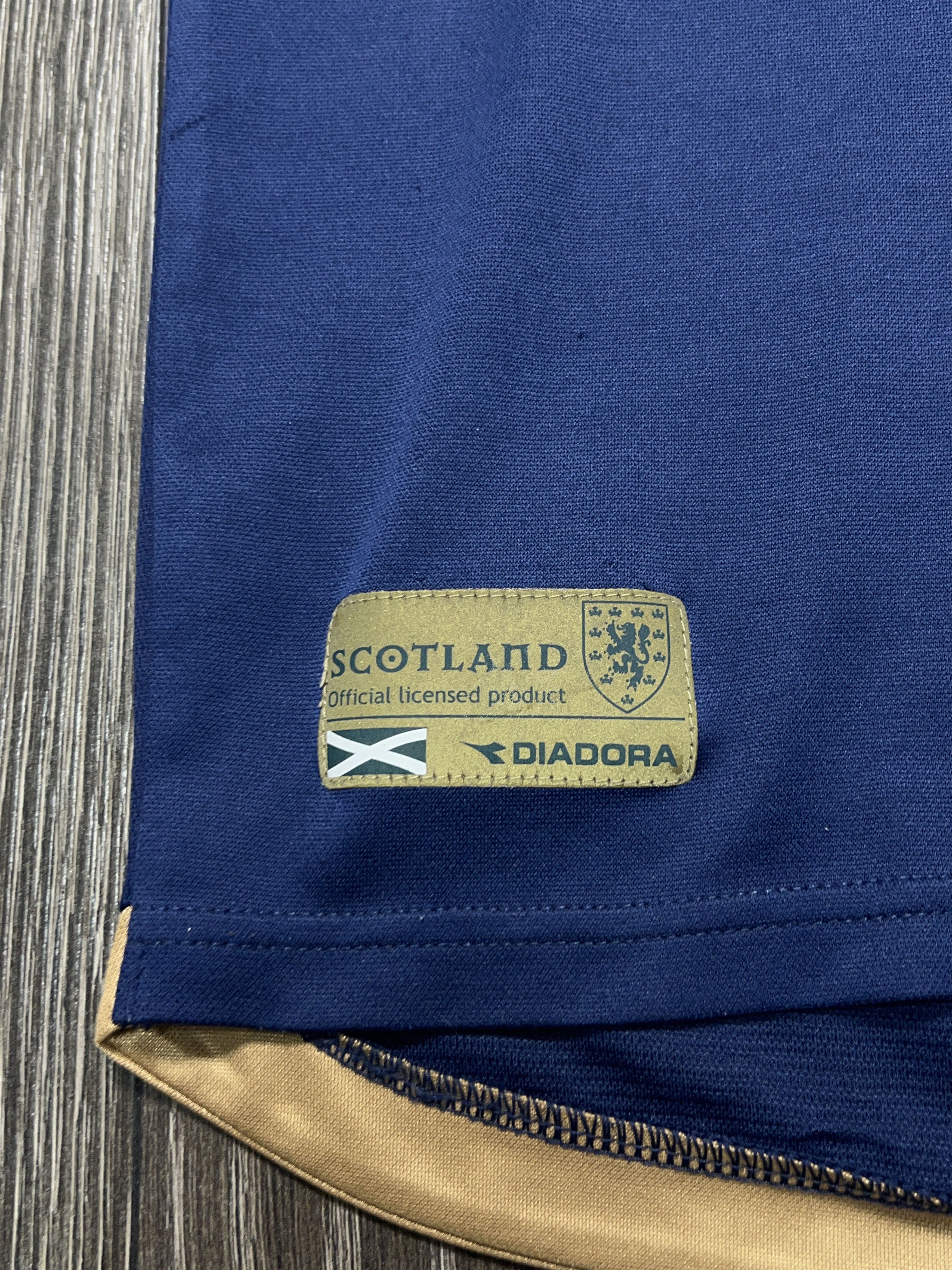 Diadora Scotland 2007 National Team Football Soccer Shirt Jersey Size US L / EU 52-54 / 3 - 6 Thumbnail