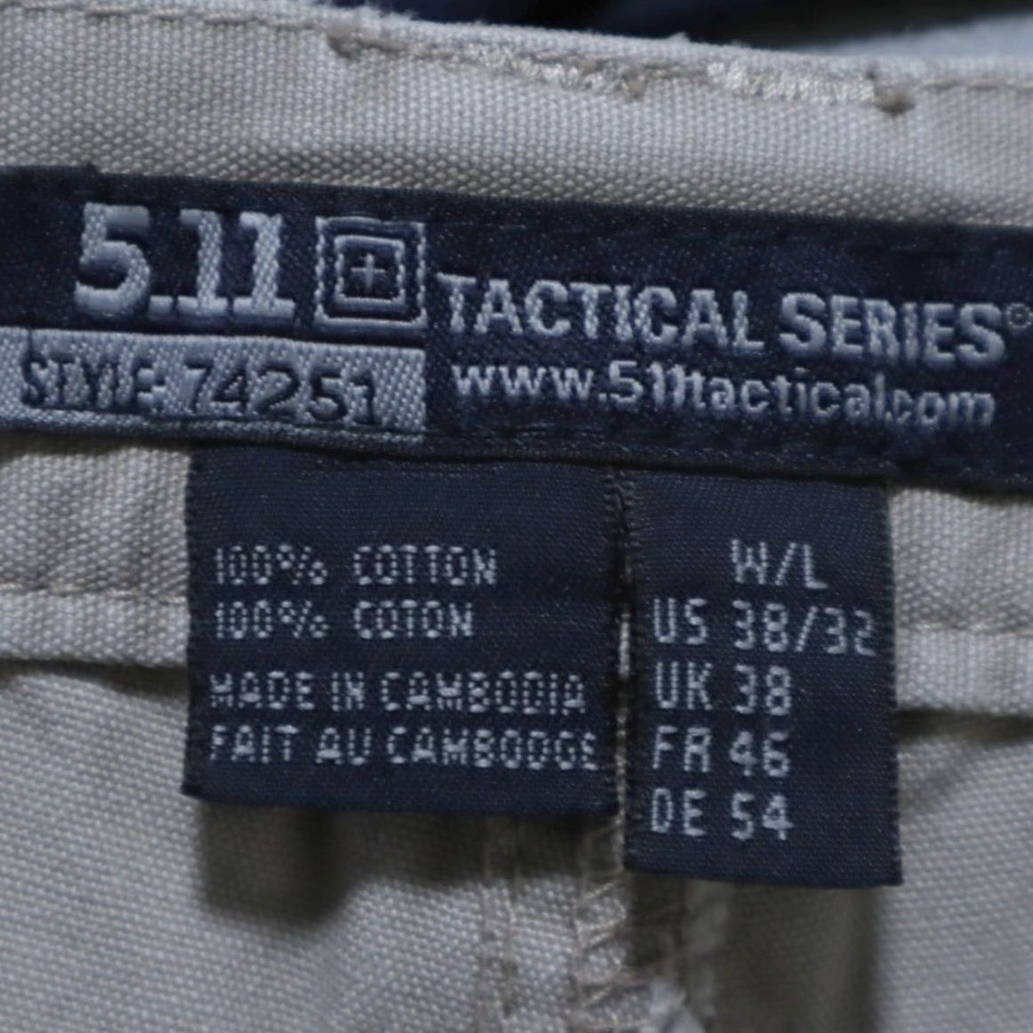 Vintage 5.11 Tactical Cotton Canvas Cargo Pants Beige Men's 38 Cargo Pants Mens 38 Beige Workwear Relaxed Front Snap Cotton Canvas 5.11 Tactical Shoes? Size US 38 / EU 54 - 5 Thumbnail