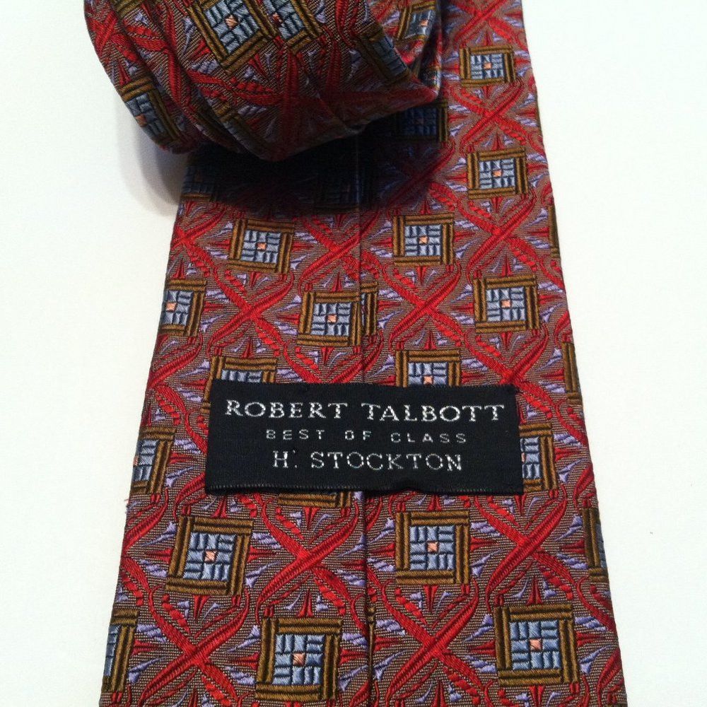 Robert Talbott ROBERT TALBOTT BEST OF CLASS MENS NEW SILK TIE WIDTH: 3 3/4" Size ONE SIZE - 4 Thumbnail