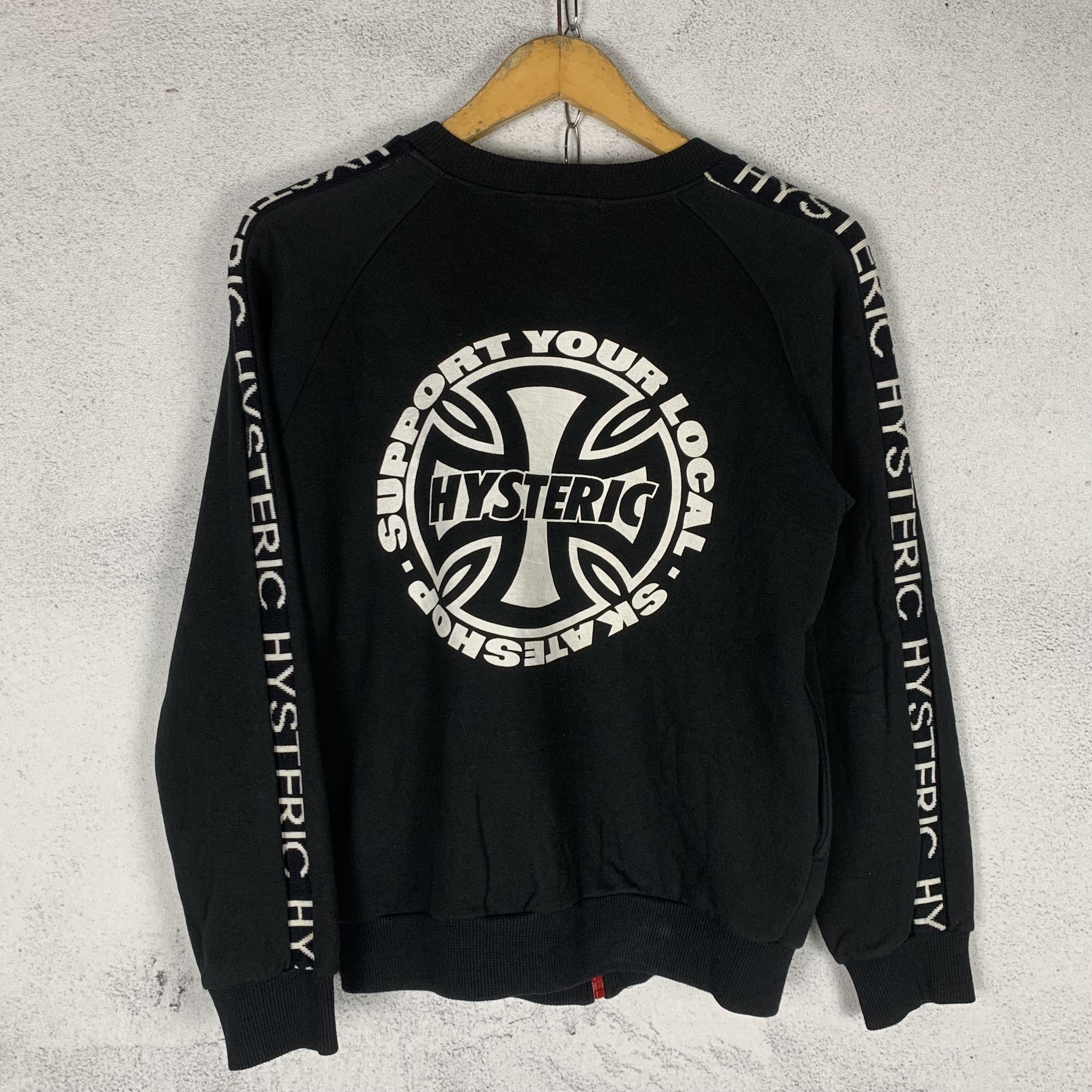 Supreme×HYSTERIC GLAMOUR FW17 Patches ZIP UP Sweat Shirts Supreme HYSTERIC GLAMOUR Patches Zip Up Sweatshirt (FW17) - $178
