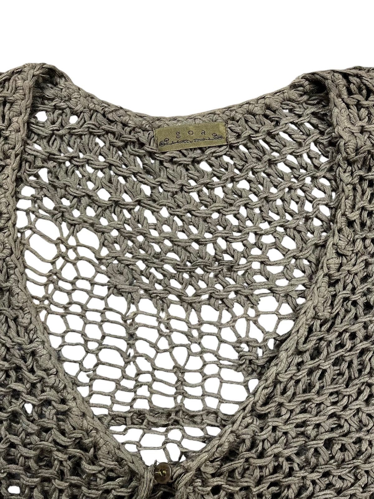 If Six Was Nine 2000s GOA - Knitted Fish Net Top Size US M / EU 48-50 / 2 - 9 Thumbnail