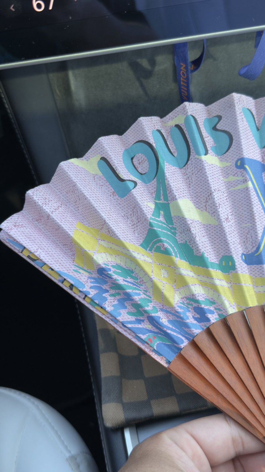 Louis Vuitton × Nigo Louis Vuitton Nigo x Pharrell Folding Fan Size ONE SIZE - 3 Thumbnail