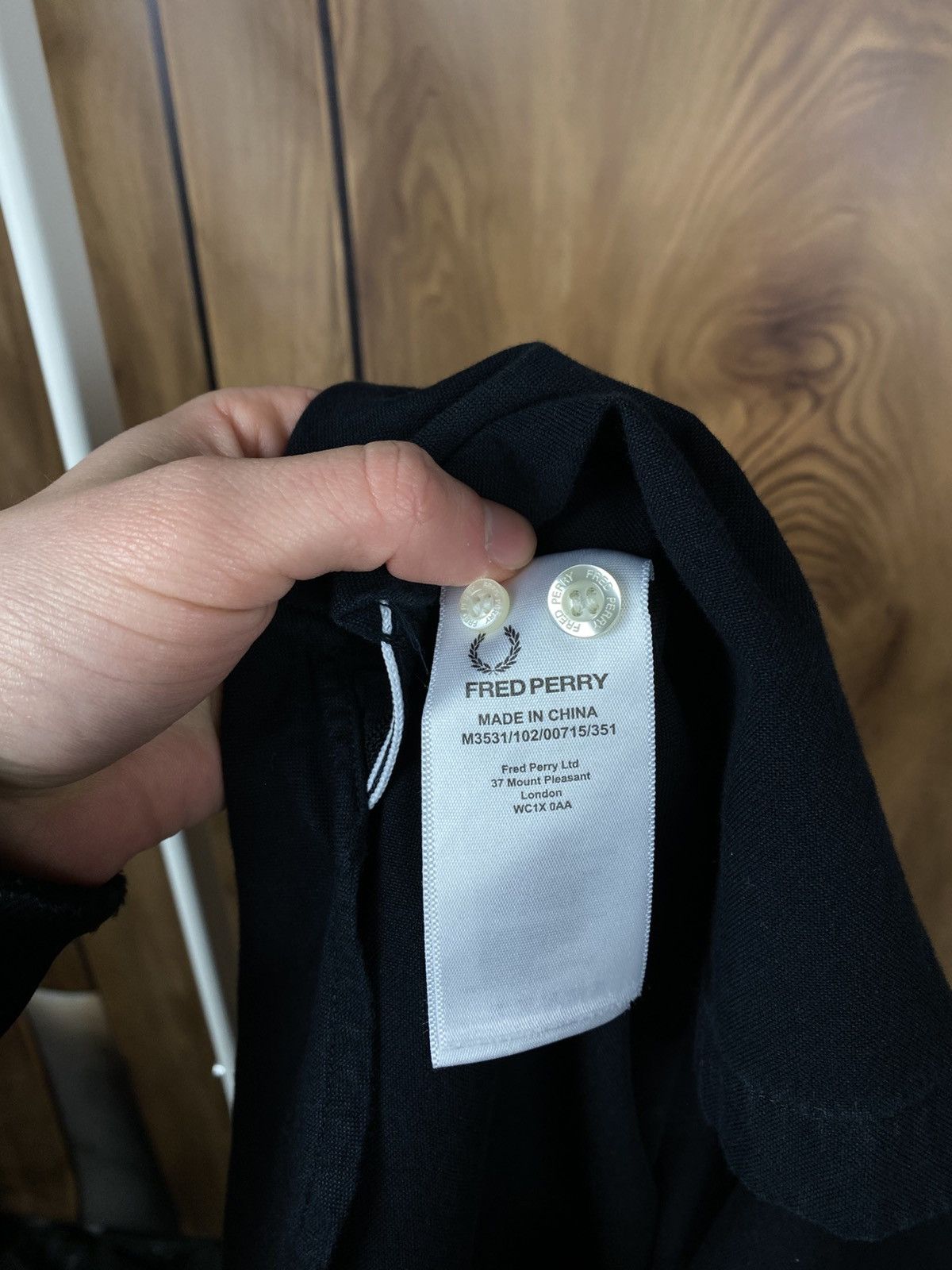 Fred Perry 🍃Shirt Short Sleeve Fred Perry Black Size XS🍃 Size US XS / EU 42 / 0 - 11 Thumbnail