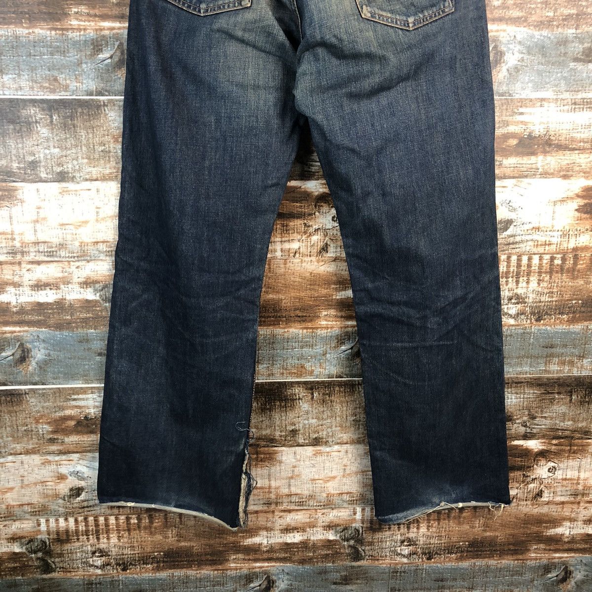 Levi's Levis 503 Blue selvedge vintage Denim Pants #A2617 Size US 33 - 17 Thumbnail