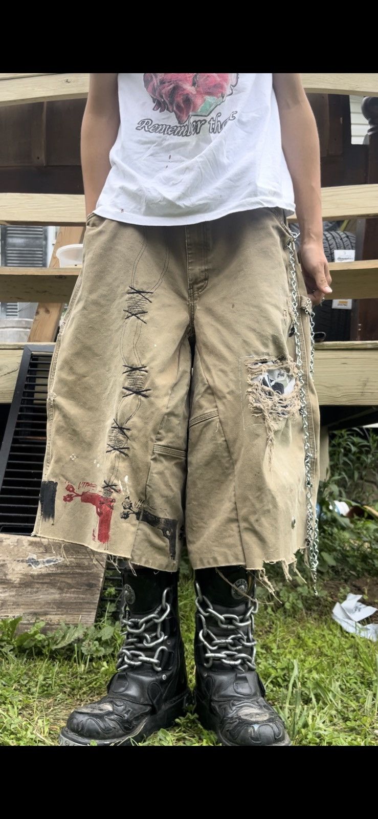 Designer × JNCO × Other Jort o war Size US 36 / EU 52 - 5 Thumbnail