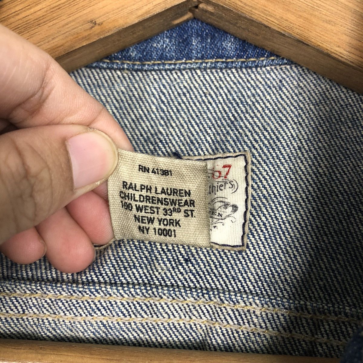 Ralph Lauren 📌For Kids 📌 Vintage Denim Jacket Ralph Lauren Size US XXS / EU 40 - 19 Thumbnail