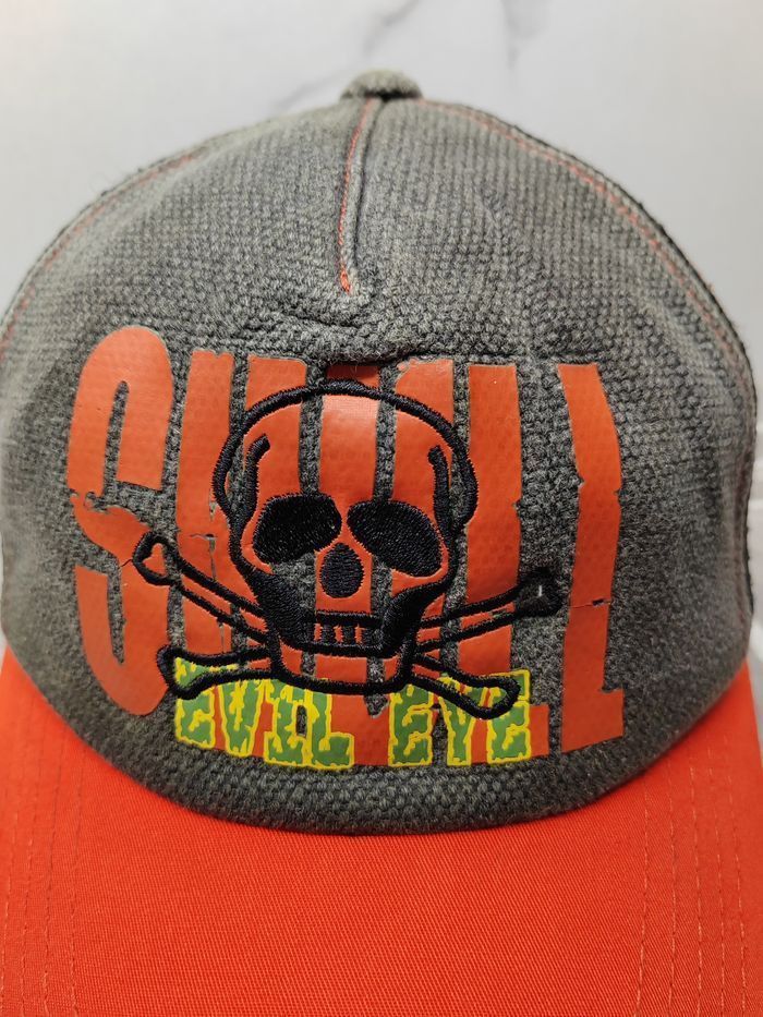 Vintage Vintage Skulls Evil Eye Trucker Hat Cap Size ONE SIZE - 3 Thumbnail