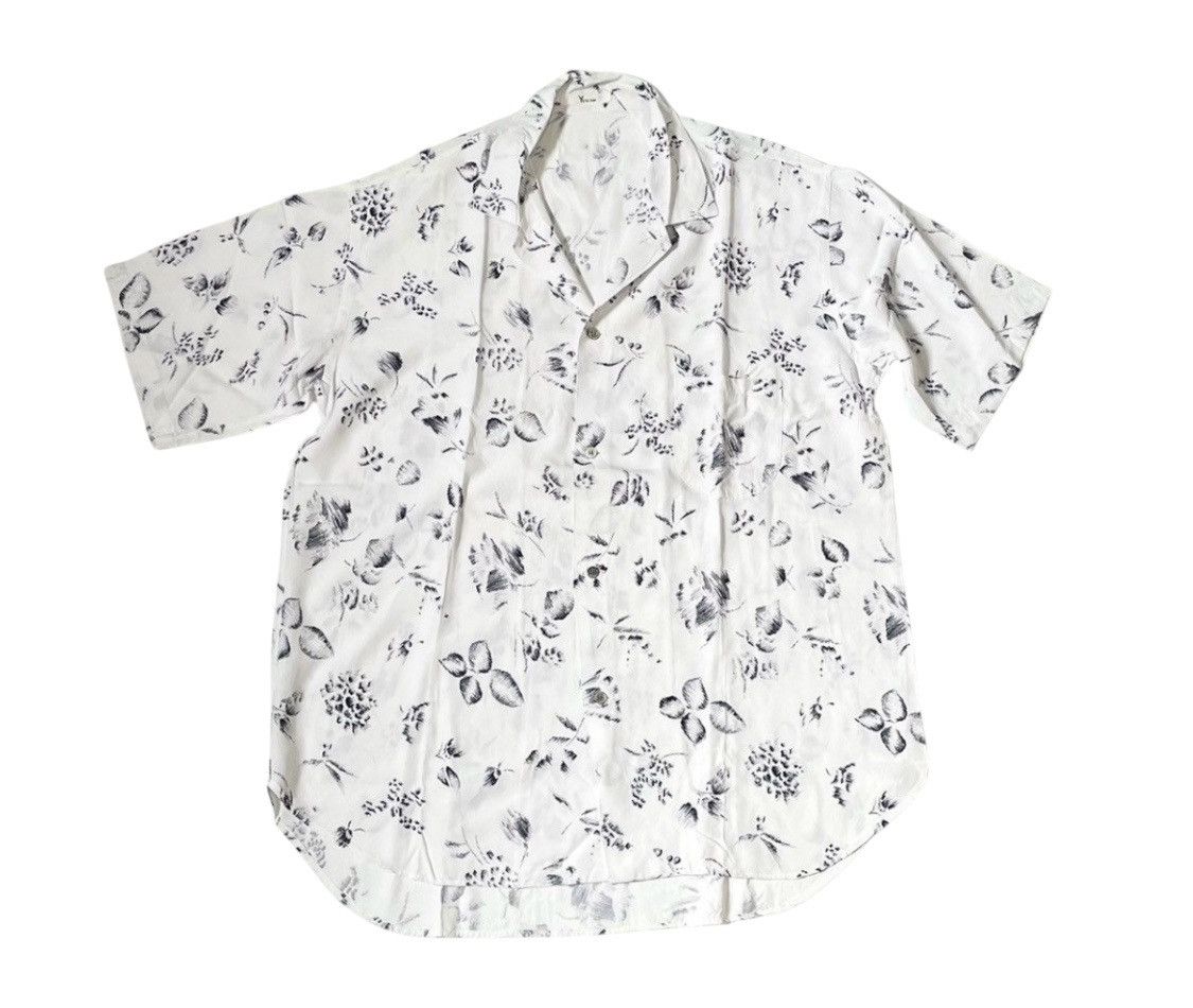 Yohji Yamamoto TAX FREE 🇺🇸 yohji yamamoto y’s for men flowy printed shirt Size US L / EU 52-54 / 3 - 1 Thumbnail