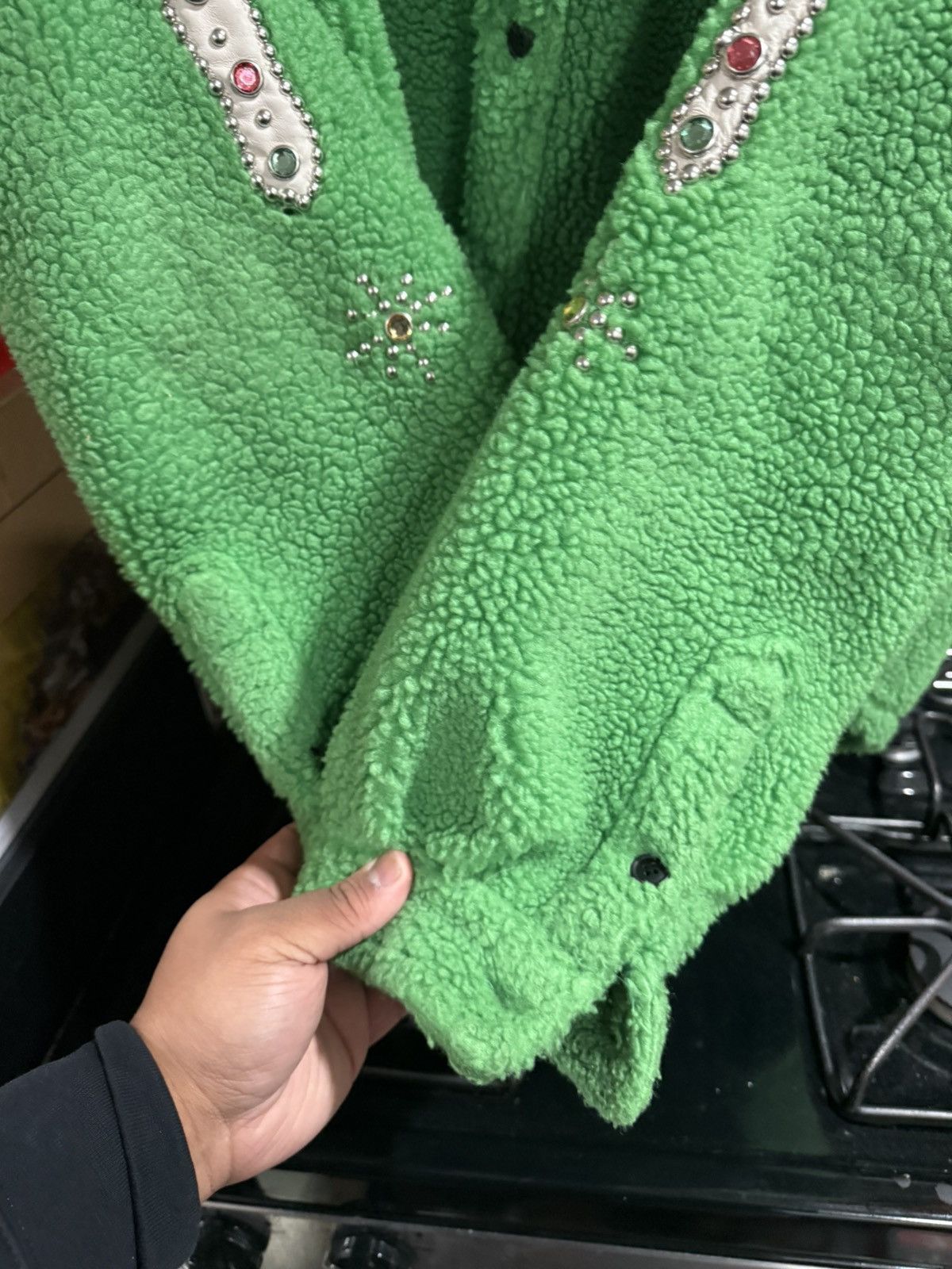 MNML MNML Sherpa Green Jacket Size Medium Size US M / EU 48-50 / 2 - 5 Thumbnail