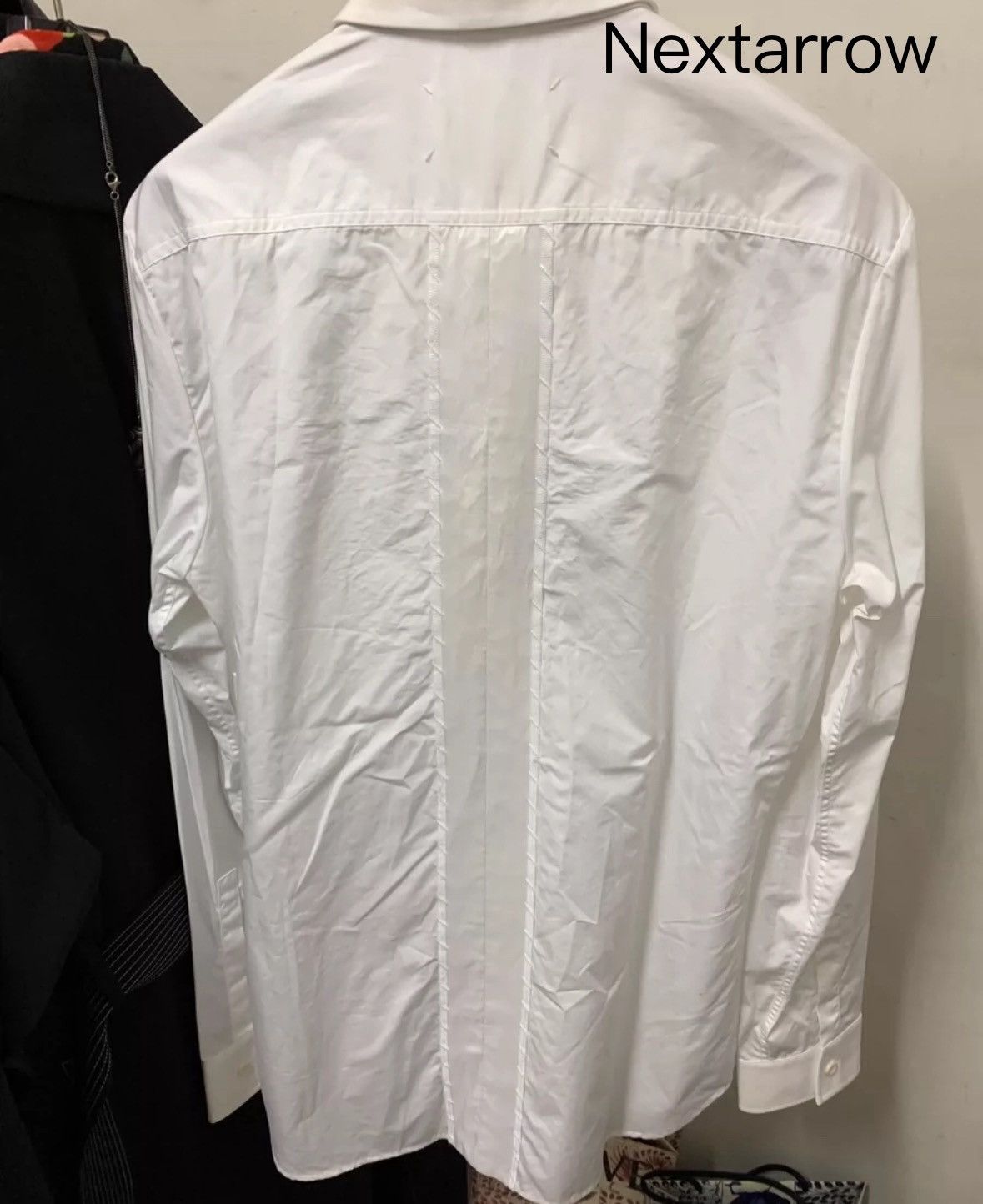 Maison Margiela MAISON MARGIELA Poplin Spliced White Shirt2412-Nextarrow Size US M / EU 48-50 / 2 - 2 Thumbnail