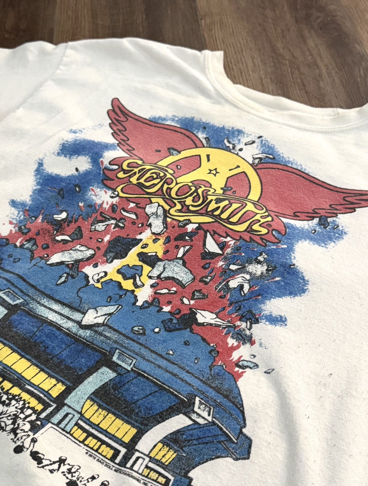 Aerosmith Vintage Aerosmith Graphic Band Tee Rock T-Shirt Size L Size US L / EU 52-54 / 3 - 2 Thumbnail