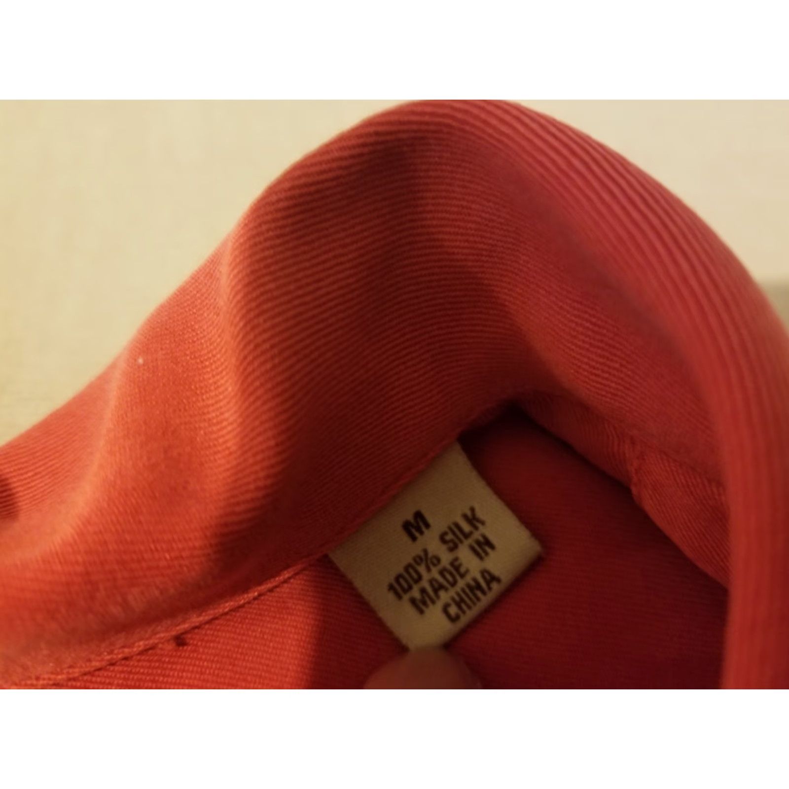 Tommy Bahama Tommy Bahama Silk Dress Shirt M Burgundy Button Short Sleeve Mens Shirts Regular Size M Red Size 40R - 4 Thumbnail