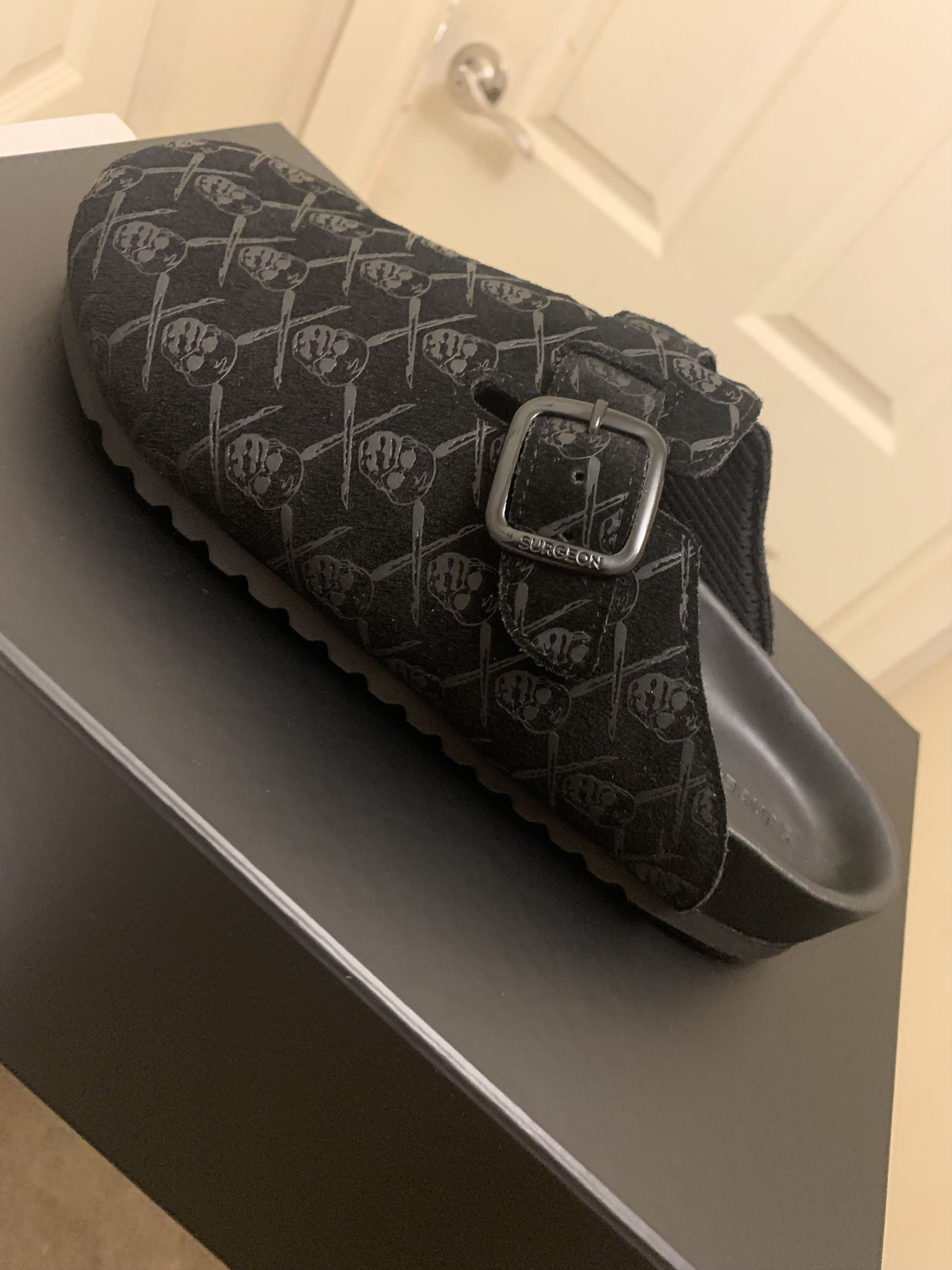 The Shoe Surgeon Shoe Surgeon- Black Mule Monogram Size US 8 / EU 41 - 1 Thumbnail