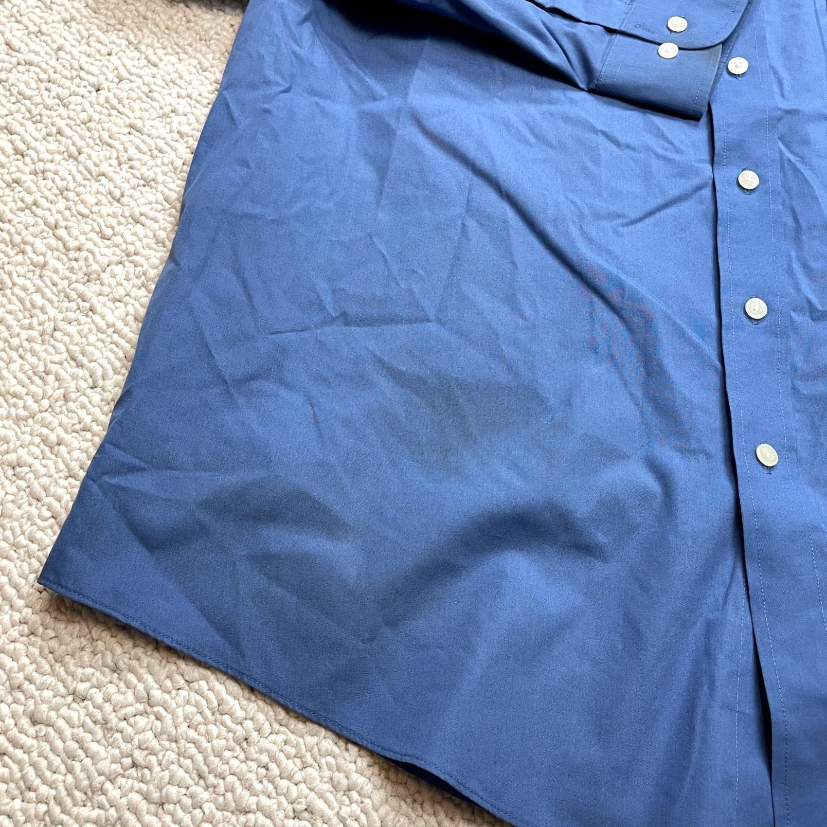Vintage Chestnut Hill Shirt Mens 2XL Blue Button-Down Long Sleeve Knit Button Front Casual Business 2XL Mens Chestnut Hill Shirt Mens Blue 2XL Shirt Size US XXL / EU 58 / 5 - 4 Thumbnail