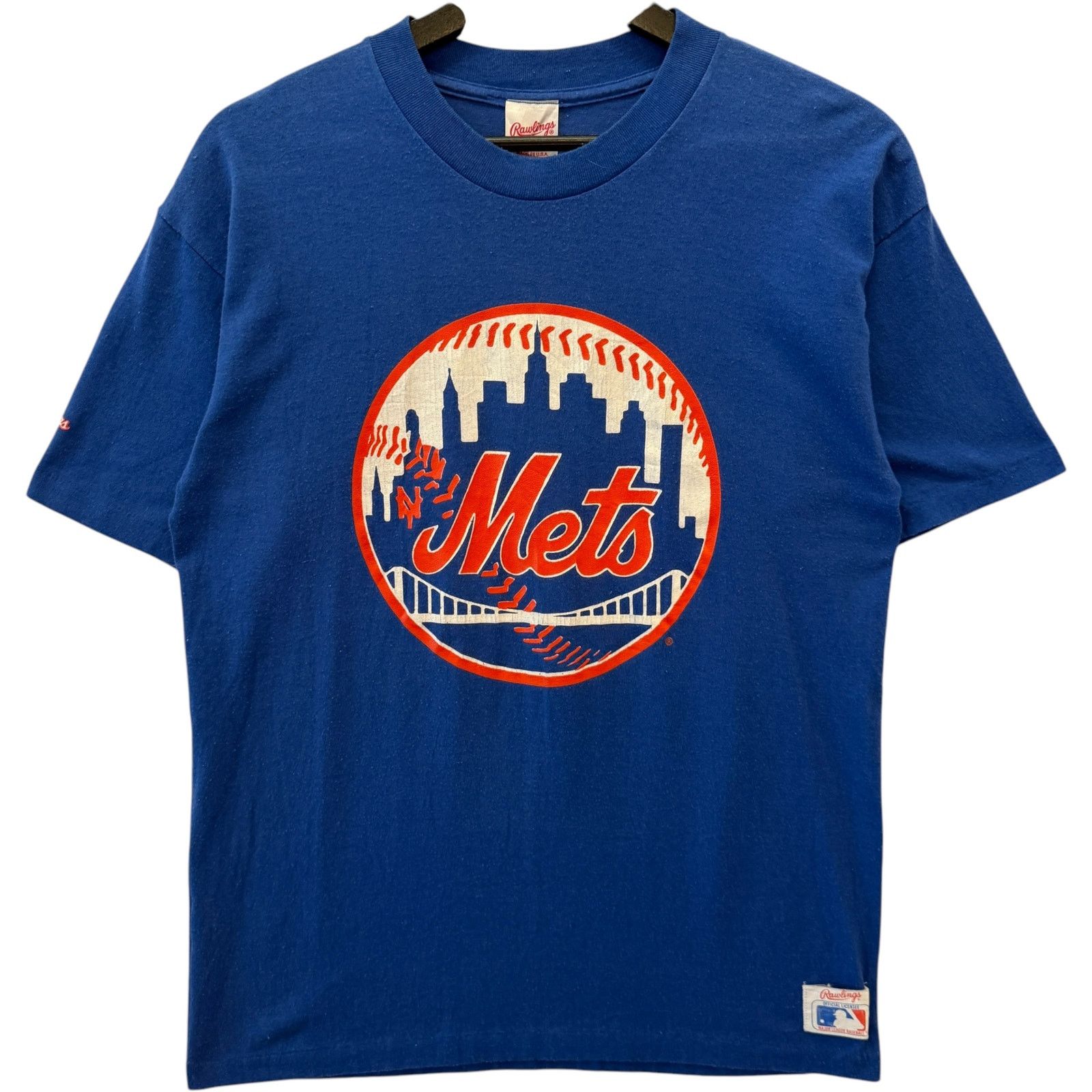 Vintage Vintage Rawlings NY Mets Chest Logo MLB Tee L Size US L / EU 52-54 / 3 - 1 Thumbnail