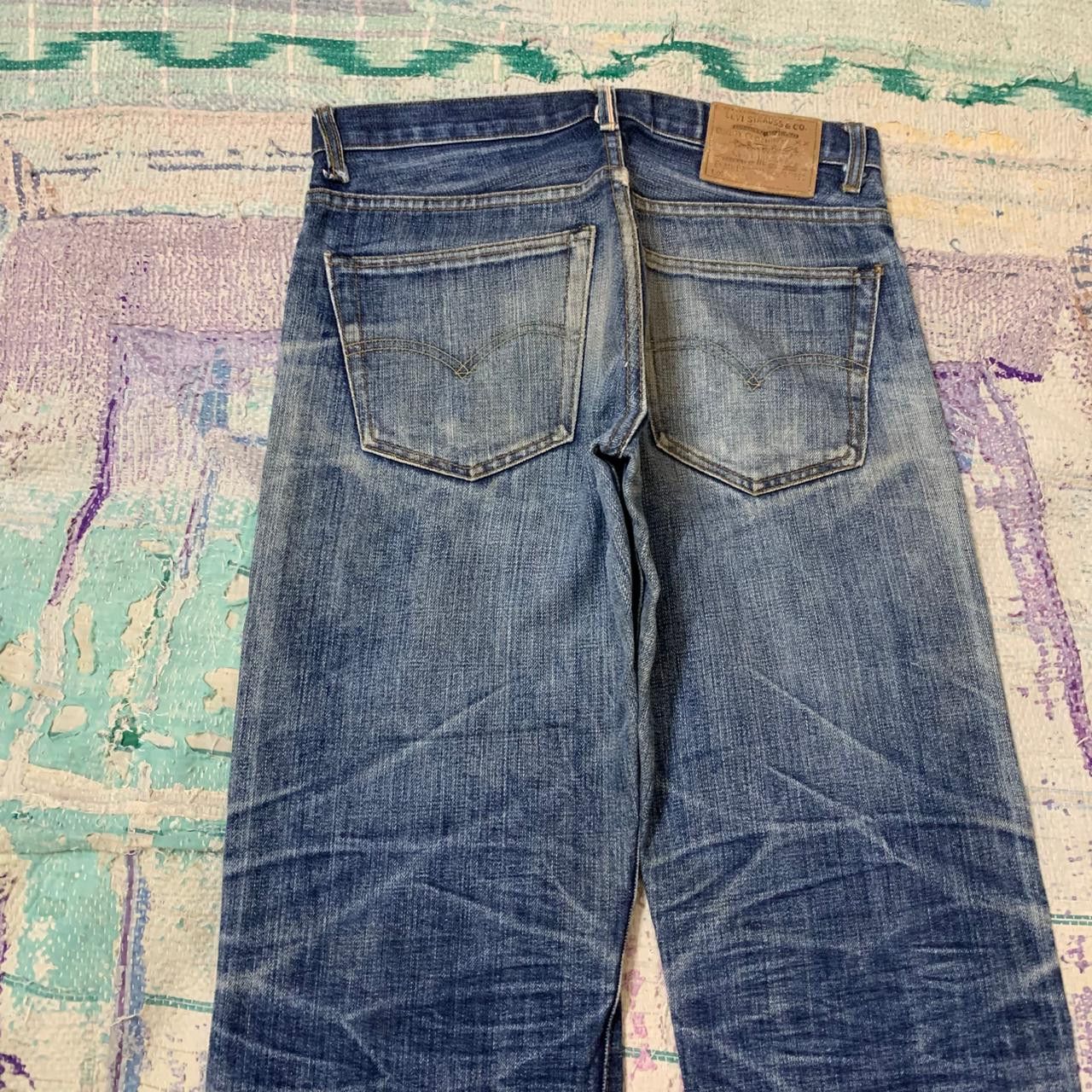 Vintage vintage y2k levis selvage inspired denim Size US 32 / EU 48 - 2 Thumbnail