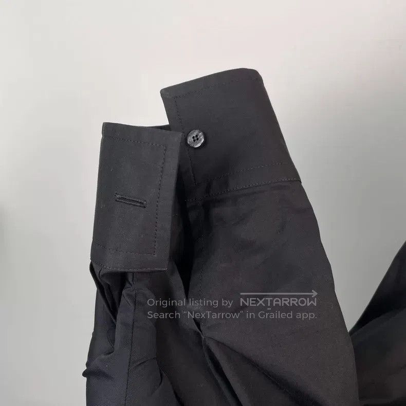 Hermes Hermes Black Carriage Embroidered Drawstring Shirt Dress Size XS / US 0-2 / IT 36-38 - 3 Thumbnail