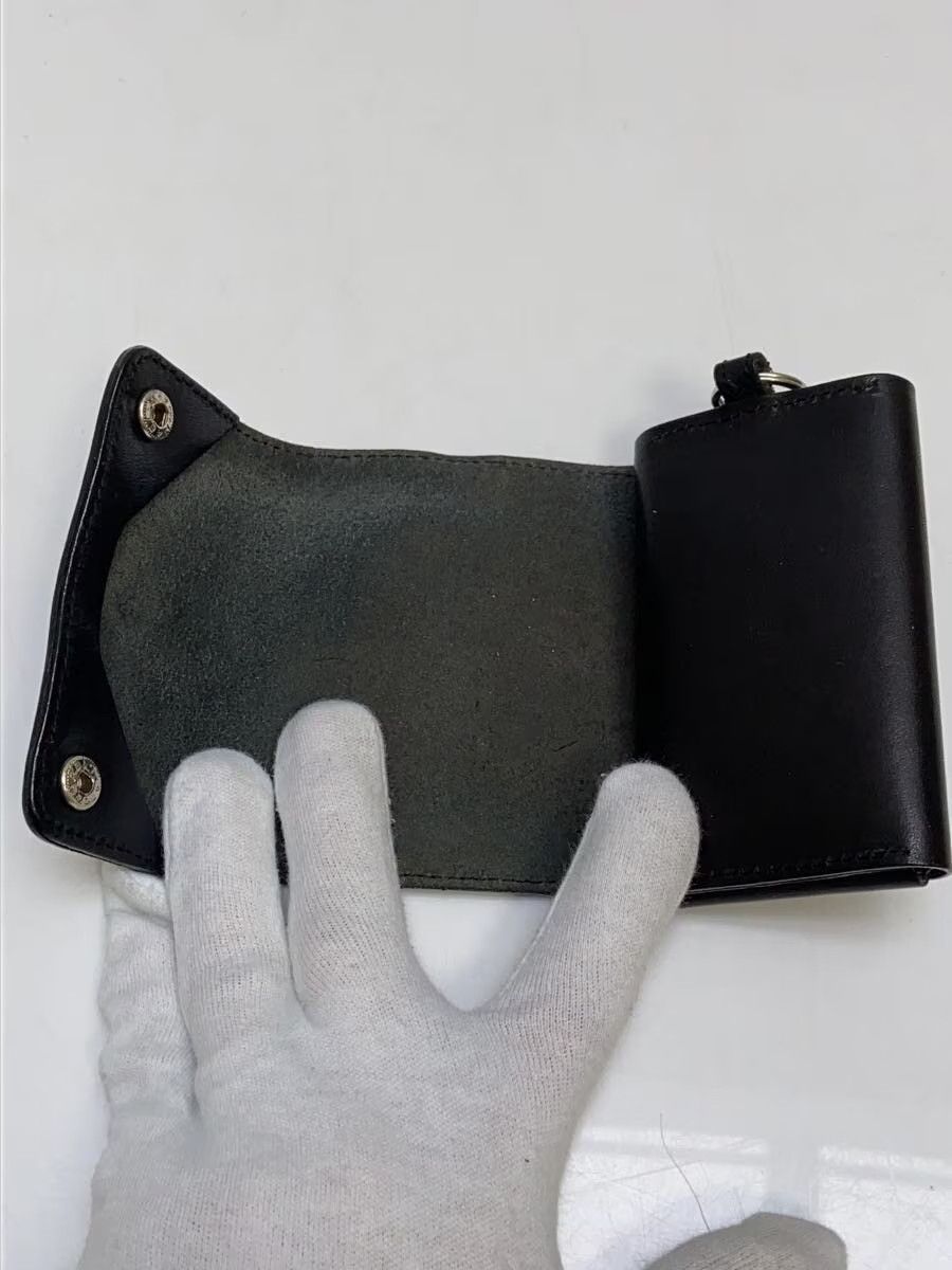 Yohji Yamamoto Logo Leather Card Wallet Size ONE SIZE - 4 Thumbnail