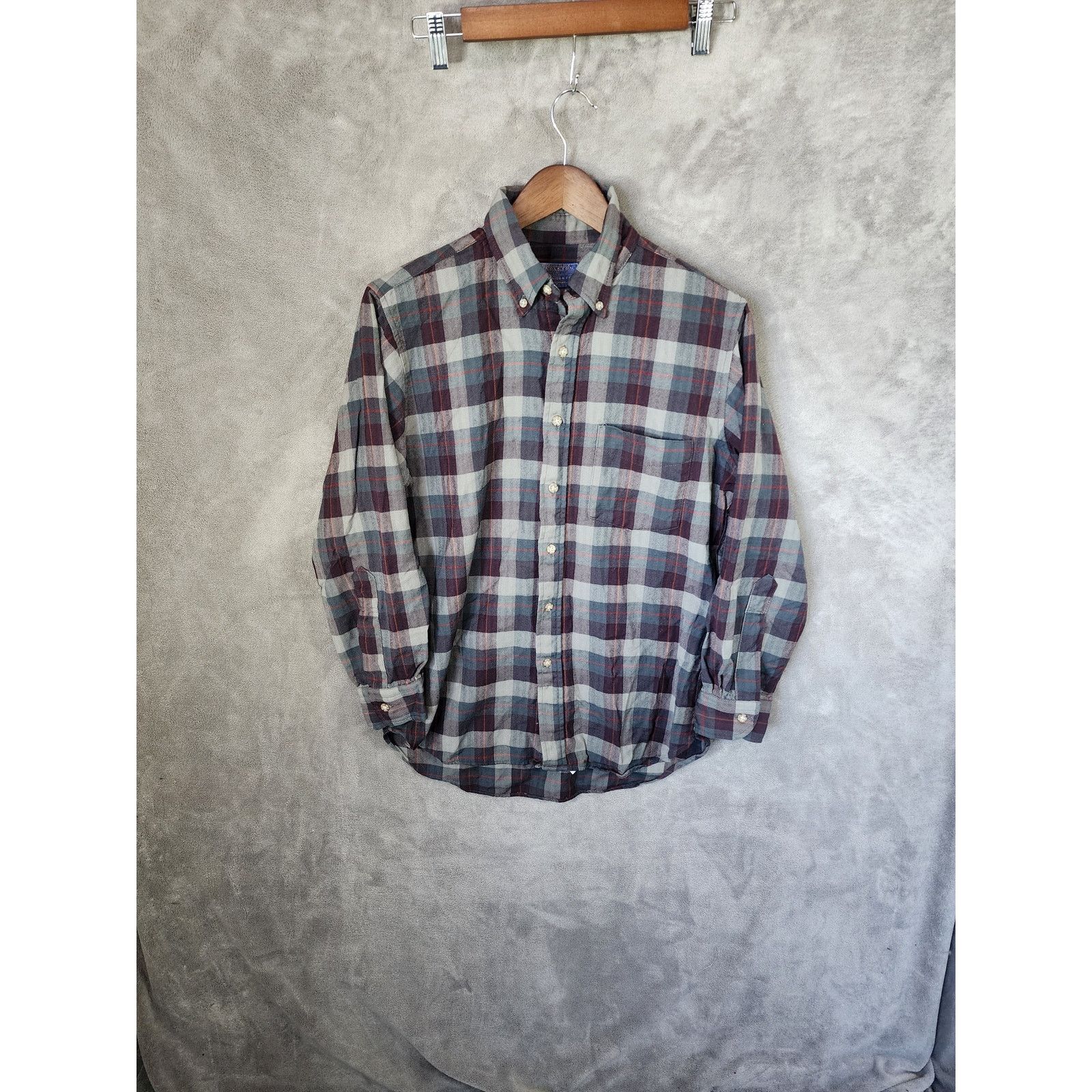 Pendleton Men's Wool Plaid Shirt Medium Sir Pendleton Size US M / EU 48-50 / 2 - 1 Thumbnail