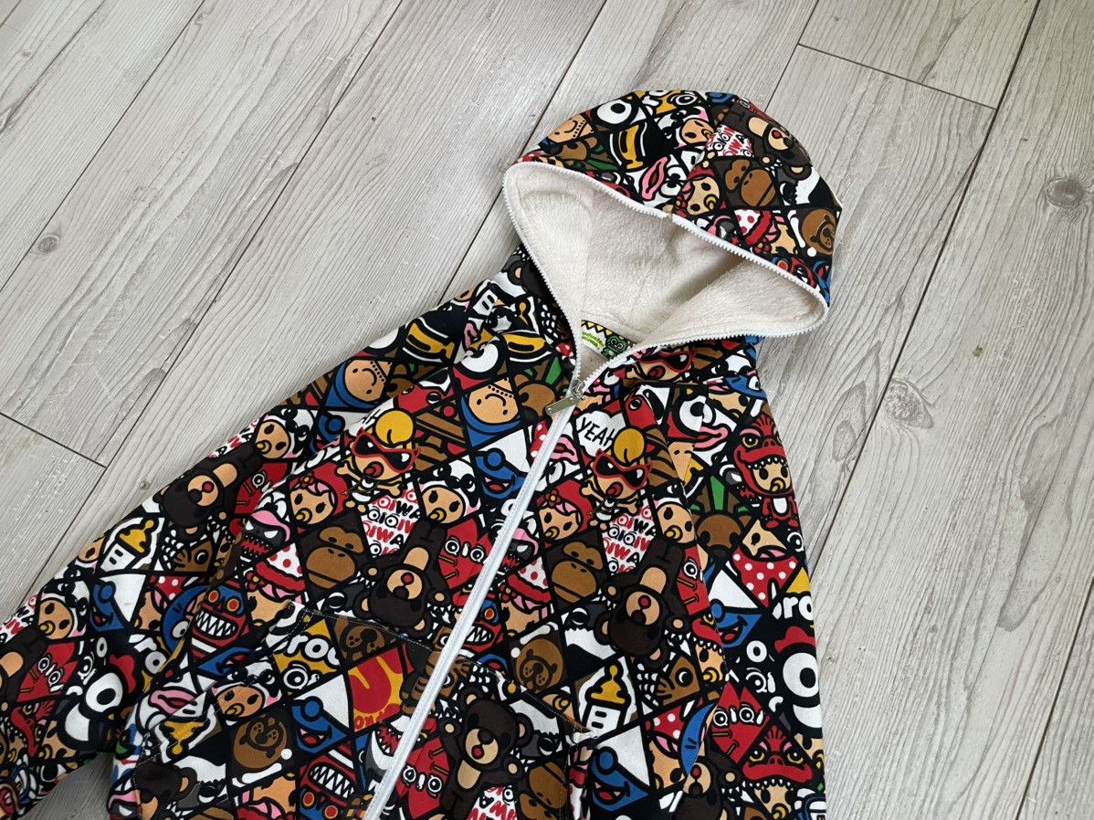 Japanese Brand × Vintage Y2K Hoodie Full Zip Bape Baby Milo Style Size US S / EU 44-46 / 1 - 7 Thumbnail