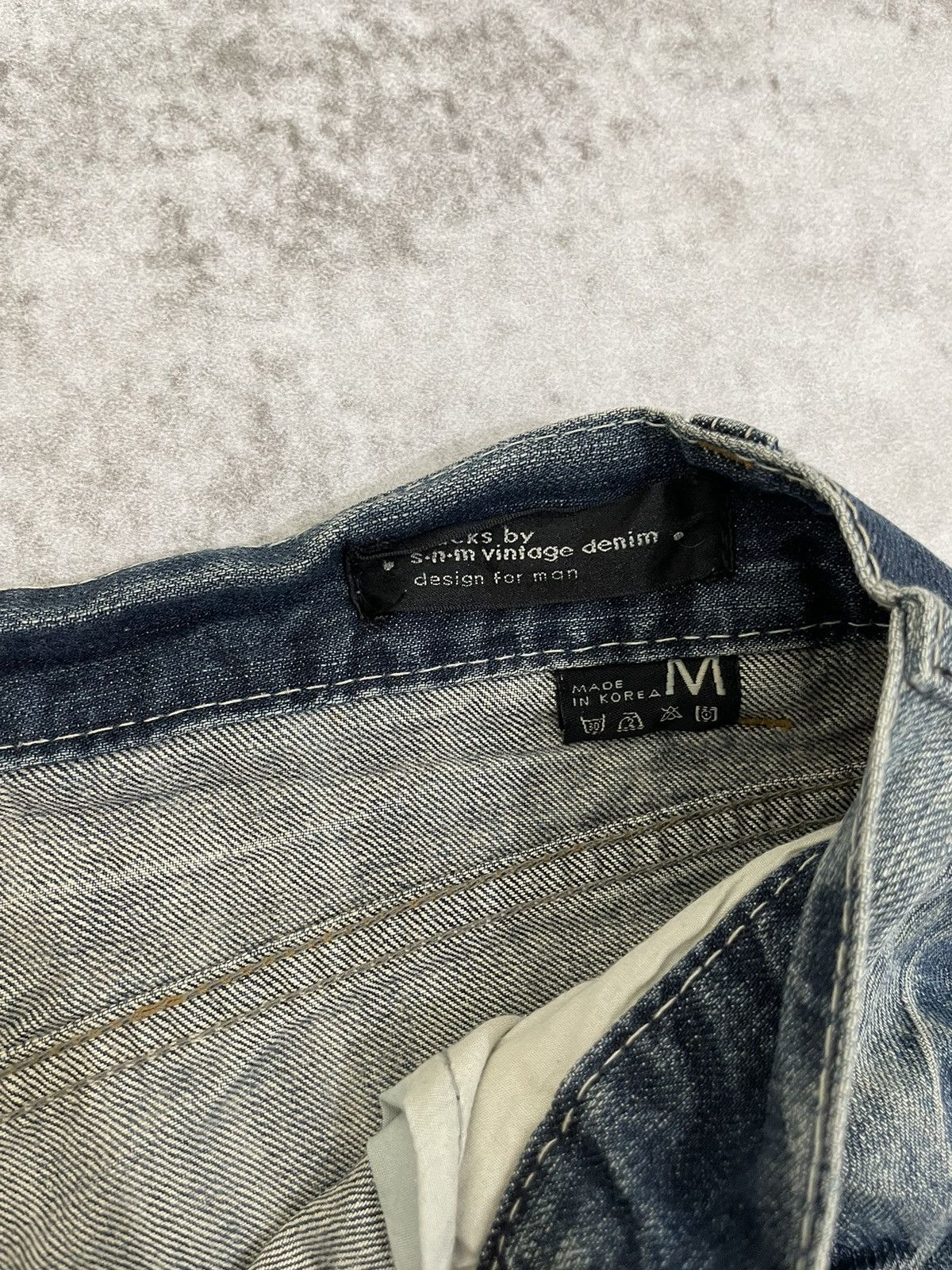 Hysteric Glamour × If Six Was Nine × Le Grande Bleu (L.G.B.) 2000s snm japan apee paint wash denim y2k style Size US 30 / EU 46 - 7 Thumbnail