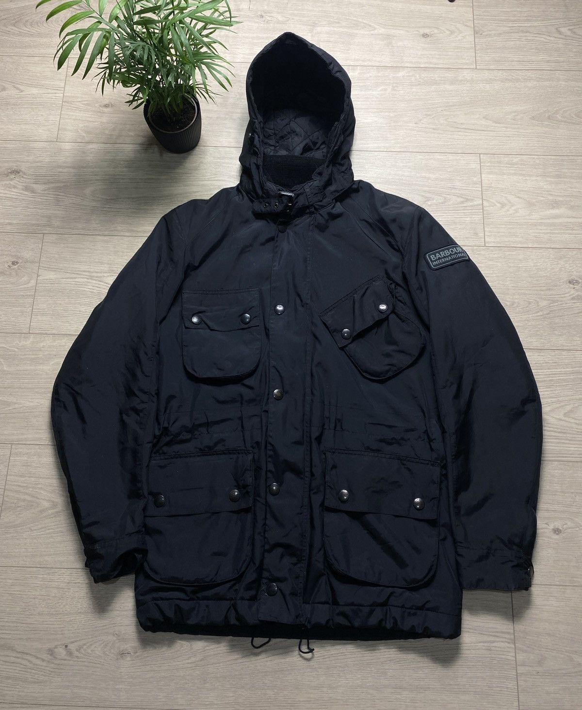 Barbour Streetwear Vintage Barbour Waterproof Breathable Elder Black Multipocket Jacket Grailed