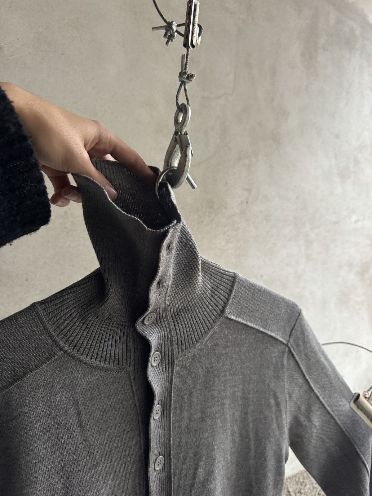 Balenciaga Early 2000s Balenciaga Military High Collar Cardigan Size US M / EU 48-50 / 2 - 10 Thumbnail