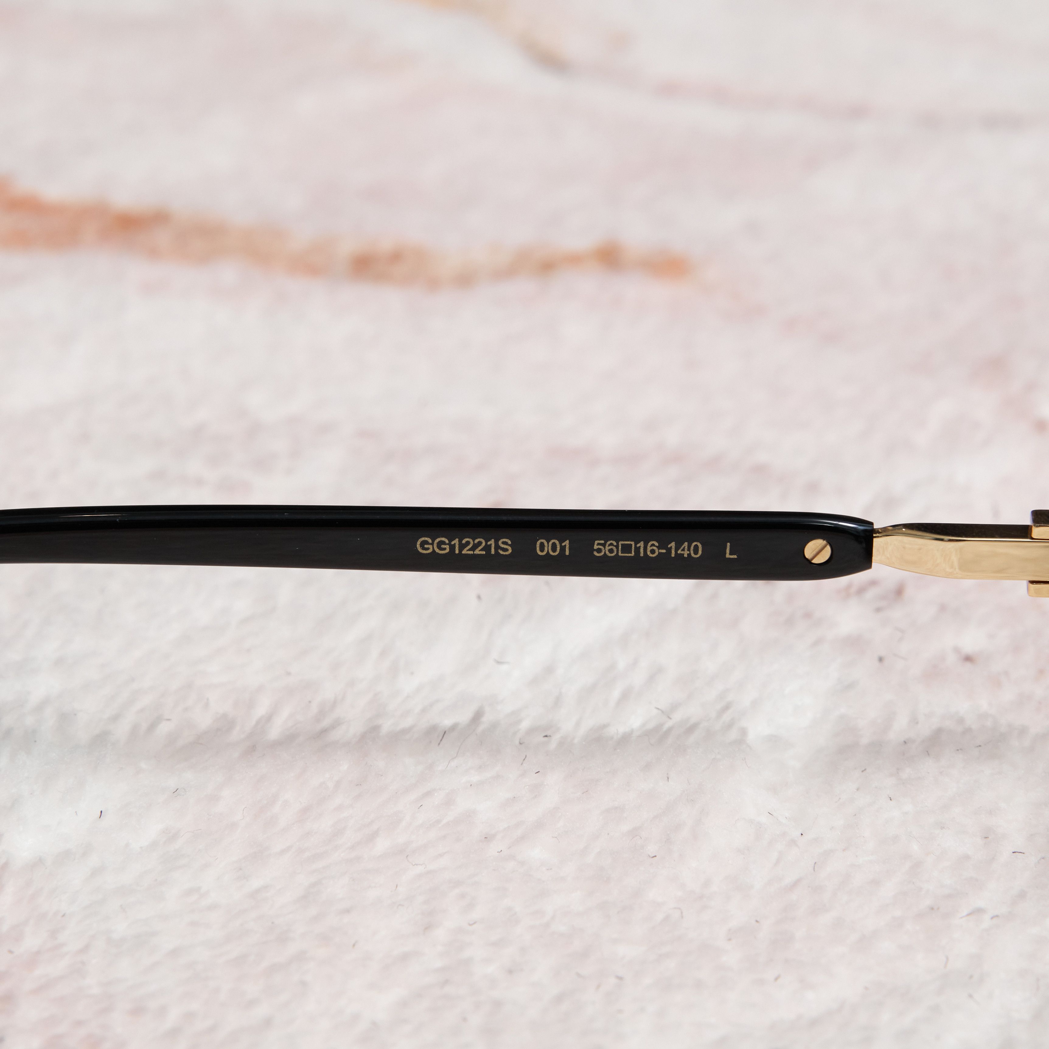Gucci GUCCI GG1221S 001 Sunglasses BLACK Size ONE SIZE - 6 Thumbnail