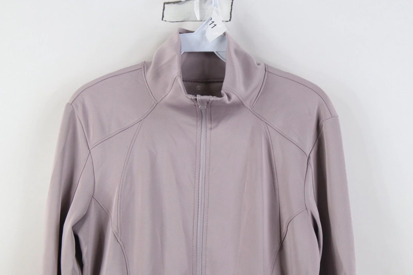 Vintage Apana Yoga Stretch Knit Running Jogging Gym Jacket Purple Size M / US 6-8 / IT 42-44 - 2 Thumbnail