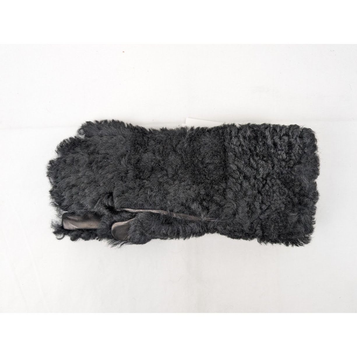 Bottega Veneta o1rshd1 Size: 9 / Gloves Teddy Shearling in Black Size ONE SIZE - 1 Thumbnail