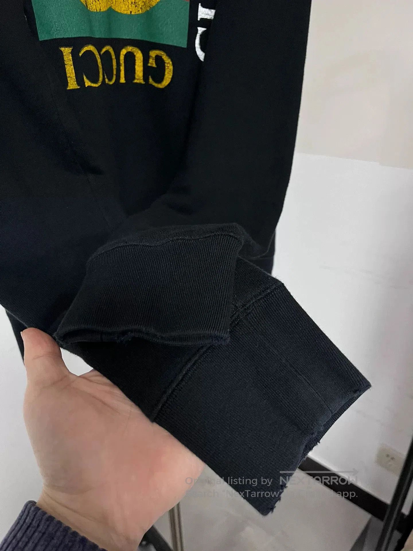 Gucci Gucci Black Square Distressed Hoodie S. Size US S / EU 44-46 / 1 - 3 Thumbnail