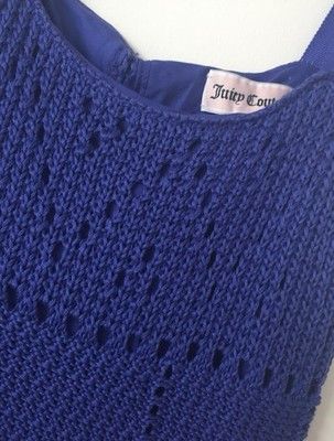 Juicy Couture BNWT Juicy Couture girls knit crochet designer dress Size XS / US 0-2 / IT 36-38 - 1 Thumbnail