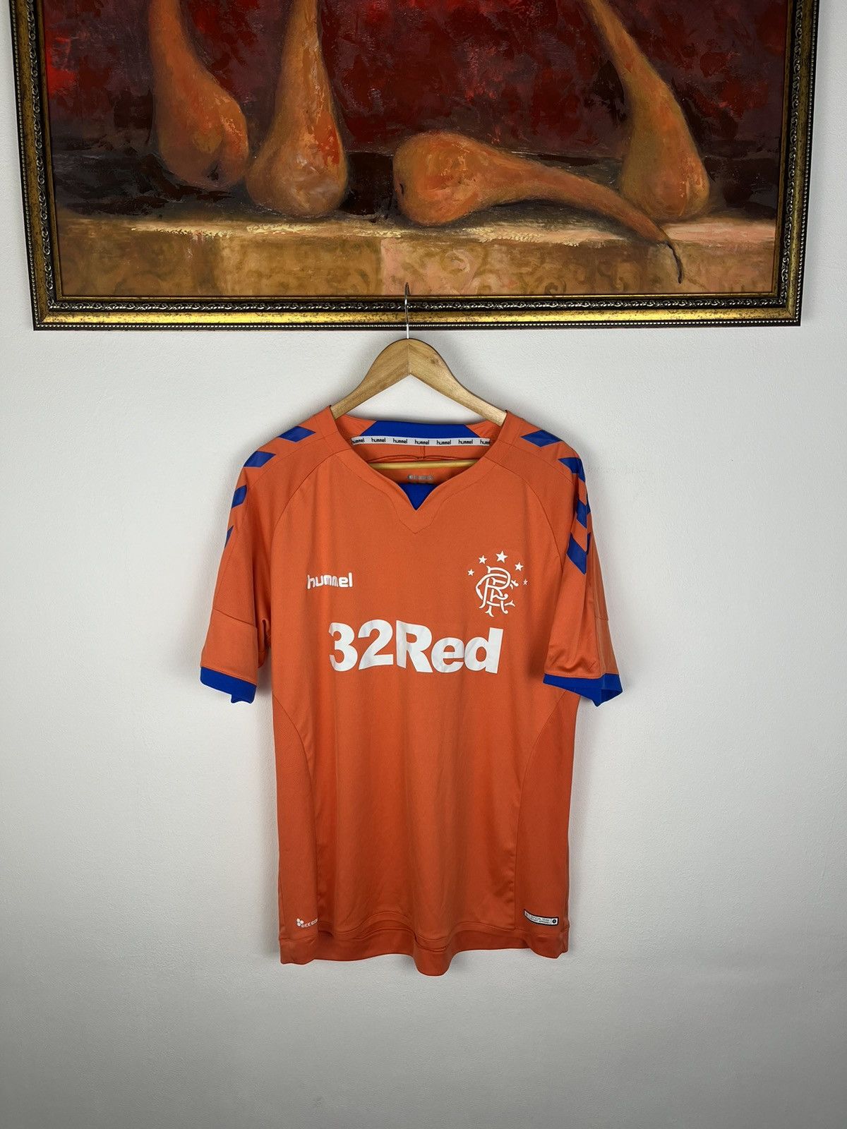 Hummel GLASGOW RANGERS 2018 2019 THIRD SOCCER JERSEY HUMMEL Size US L / EU 52-54 / 3 - 1 Thumbnail