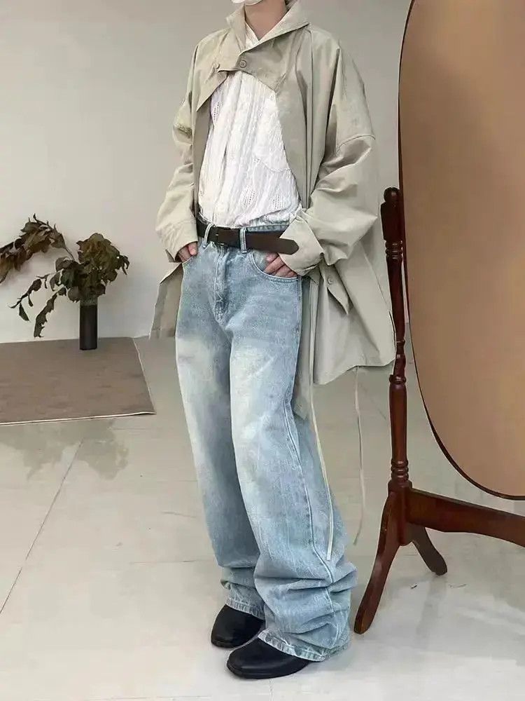 Japanese Brand Vintage washed street Y2K baggy jeans Size US 32 / EU 48 - 3 Thumbnail