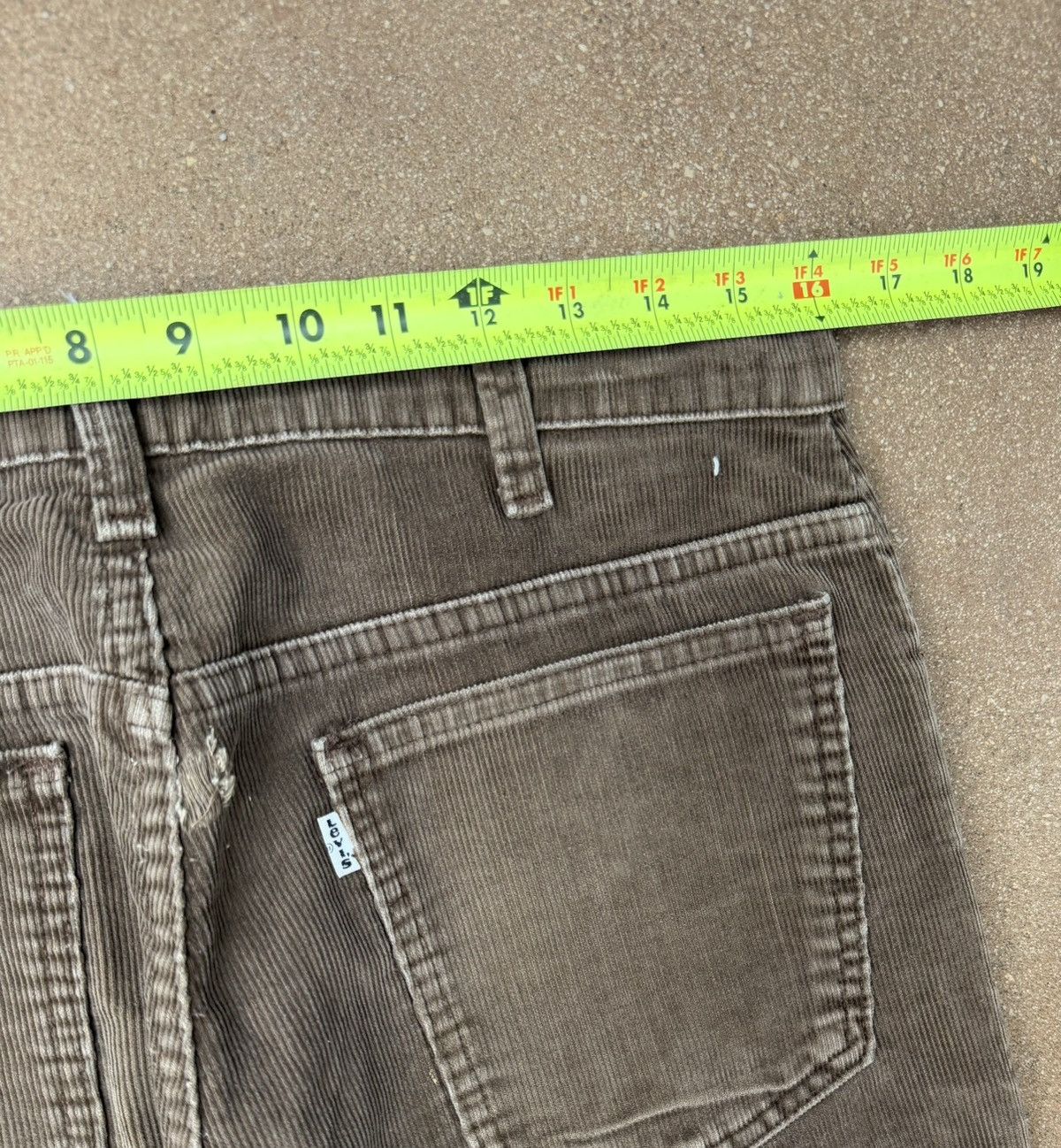 Levi's Vtg 70’s Levi’s 646 Flare Faded Brown Corduroy Pants 32x31 Size US 32 / EU 48 - 8 Thumbnail