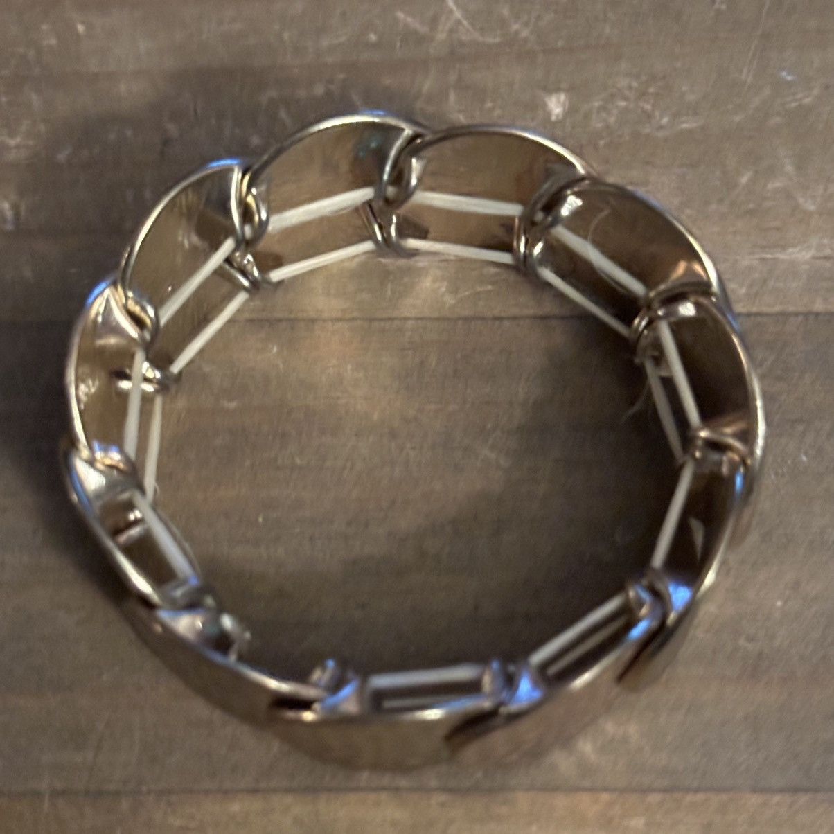 Other Gold tone hammered link stretch bracelet Size ONE SIZE - 4 Thumbnail