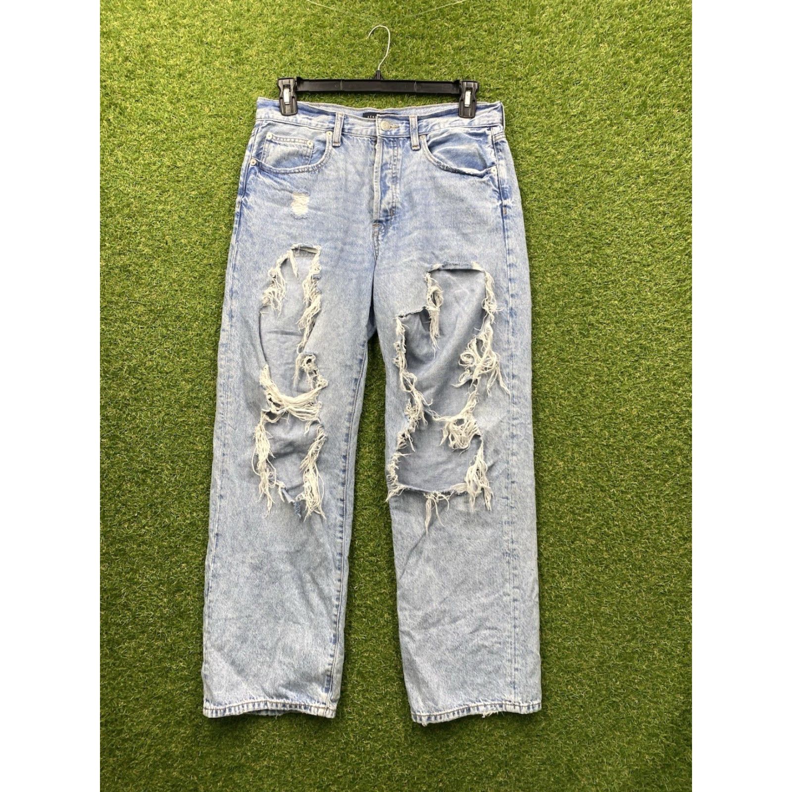 Vintage VINTAGE Aeropostale Women’s Jeans 6R Distressed Low Rise Skater Girlhoodcore Mens Womens Size 28" / US 6 / IT 42 - 2 Thumbnail