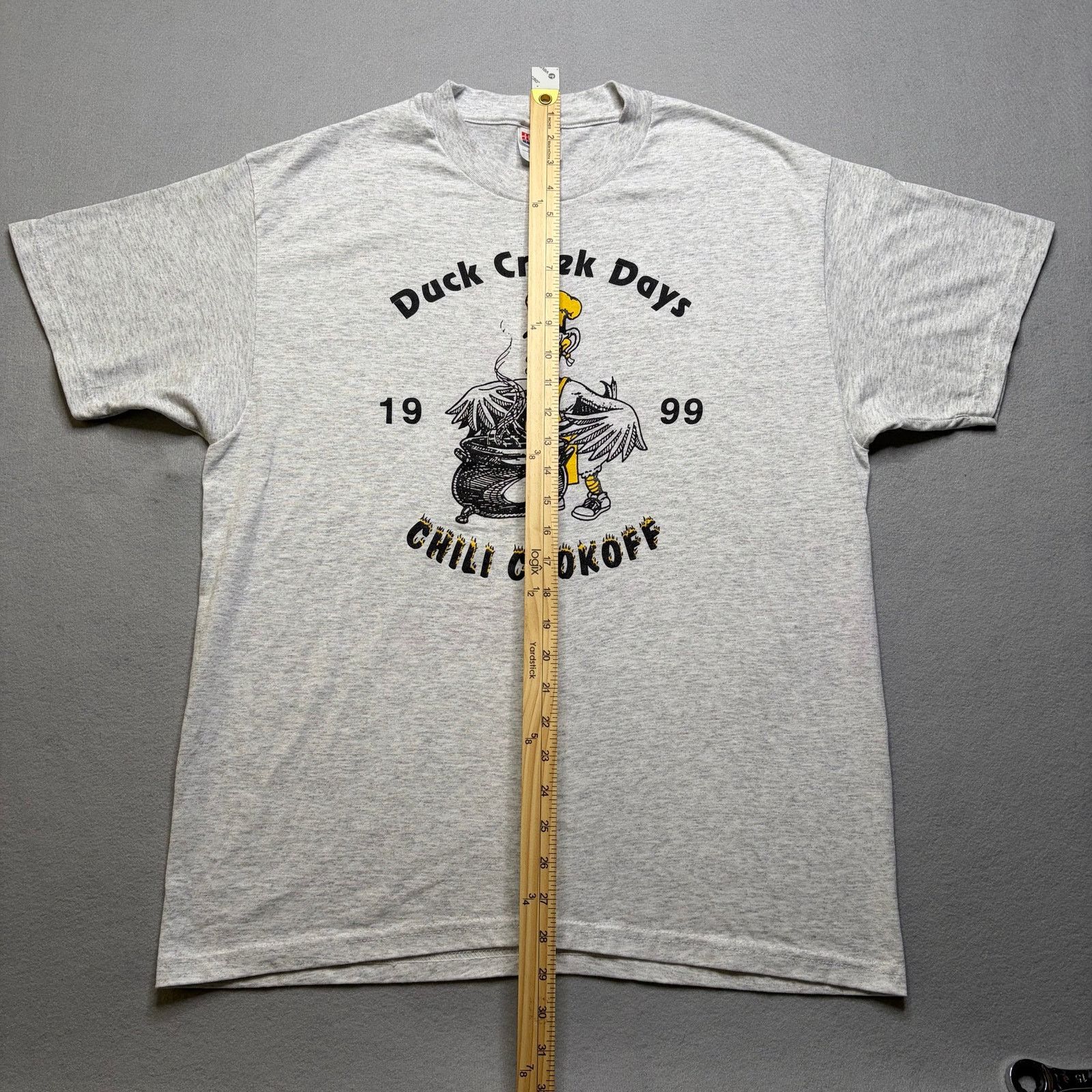 Hanes Vintage Duck Creek Days 1999 Chili Cookoff T-Shirt Men’s L Size US L / EU 52-54 / 3 - 6 Thumbnail